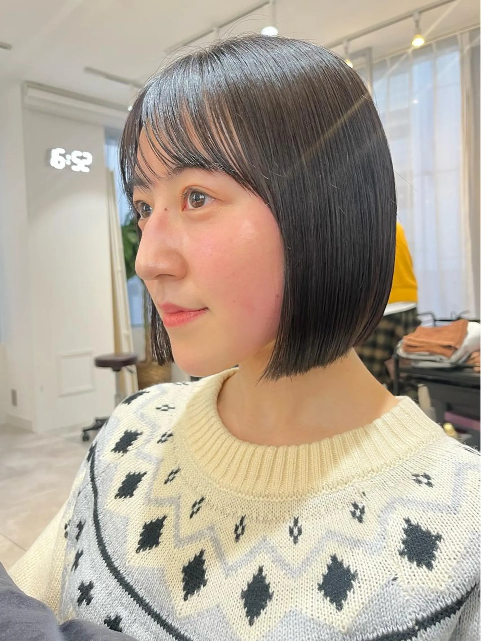 ショート ボブ カット ヘアカラー トリートメント SOYON 🤍CHIZU🤍.のヘアスタイル
