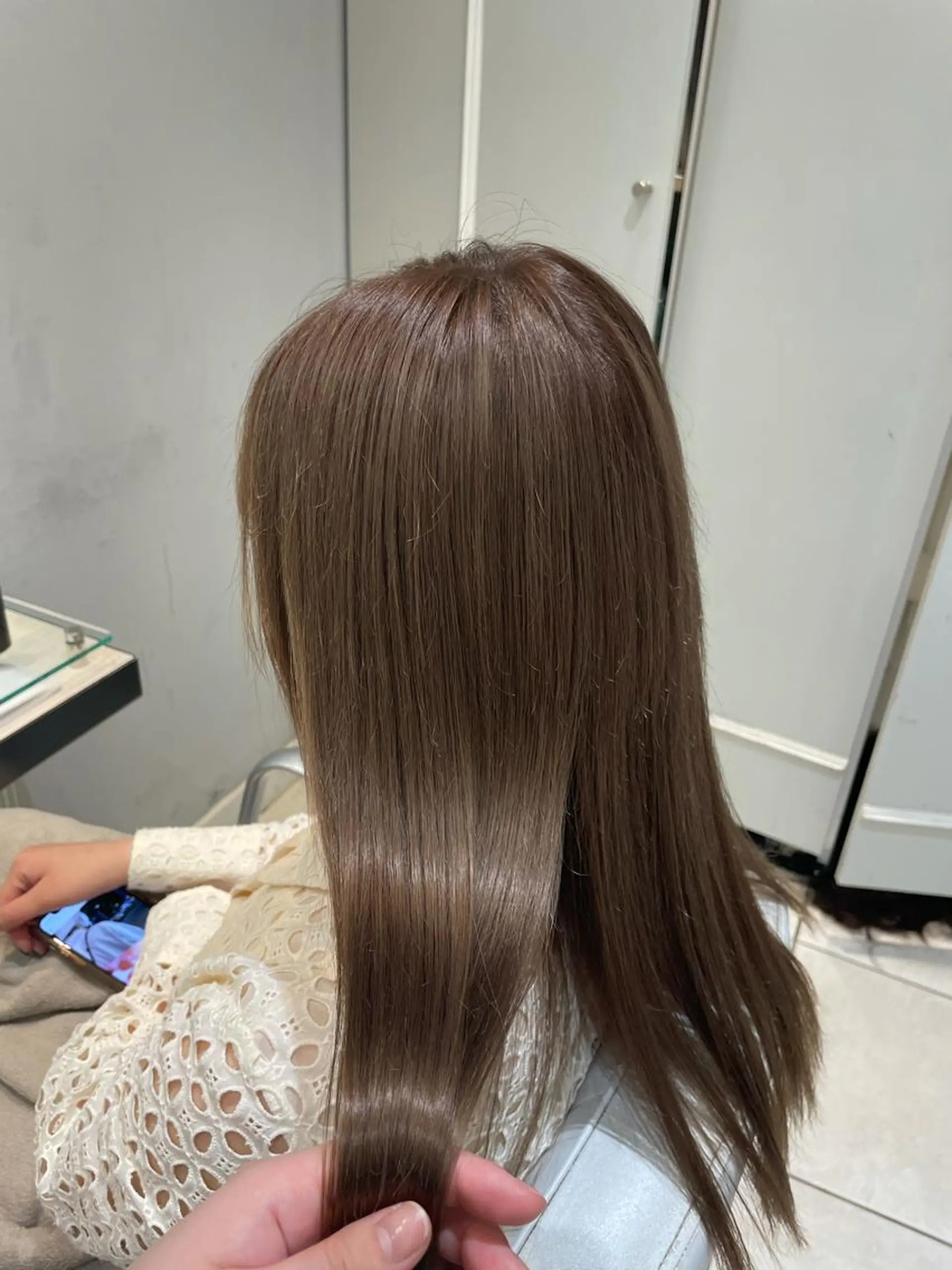 ロング トリートメント 🩶赤み消しカラー 🐈‍⬛荻野美思🐾のヘアスタイル