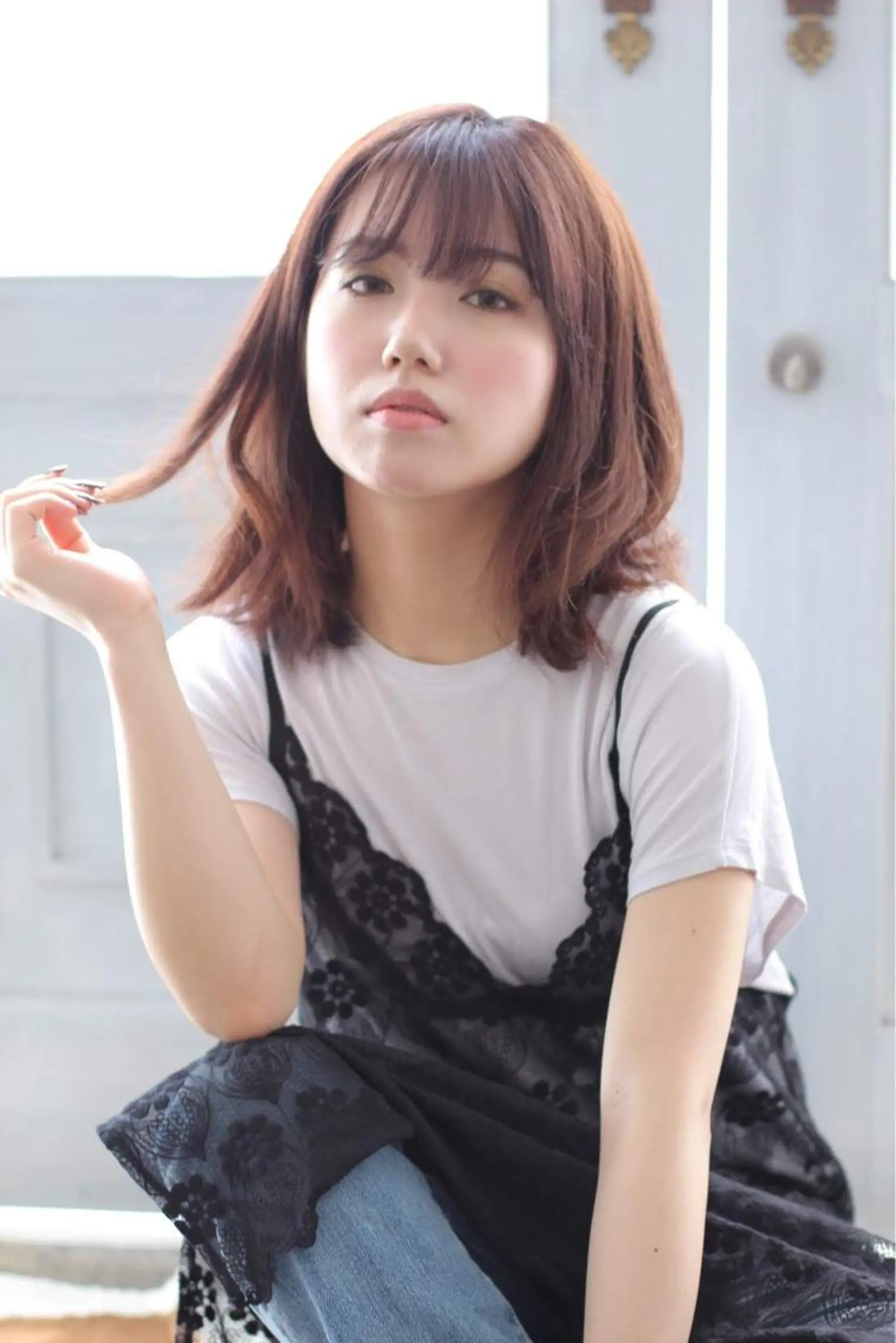 カラー カット ヘアカラー 田辺 直子のヘアスタイル