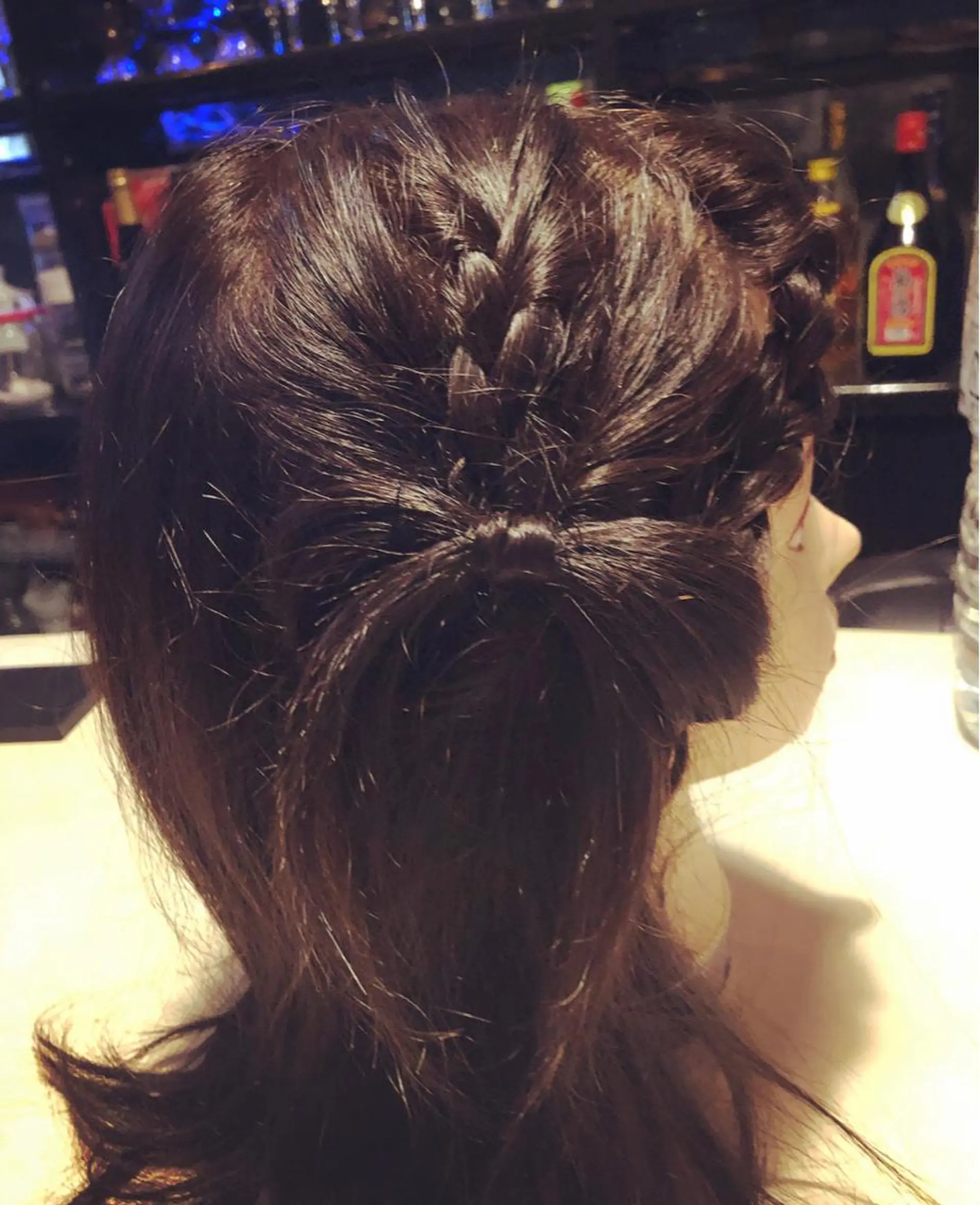 セミロング ヘアアレンジ メンズ キッズ ネイル マツエク・マツパ 銀河 ティンガーラのヘアスタイル