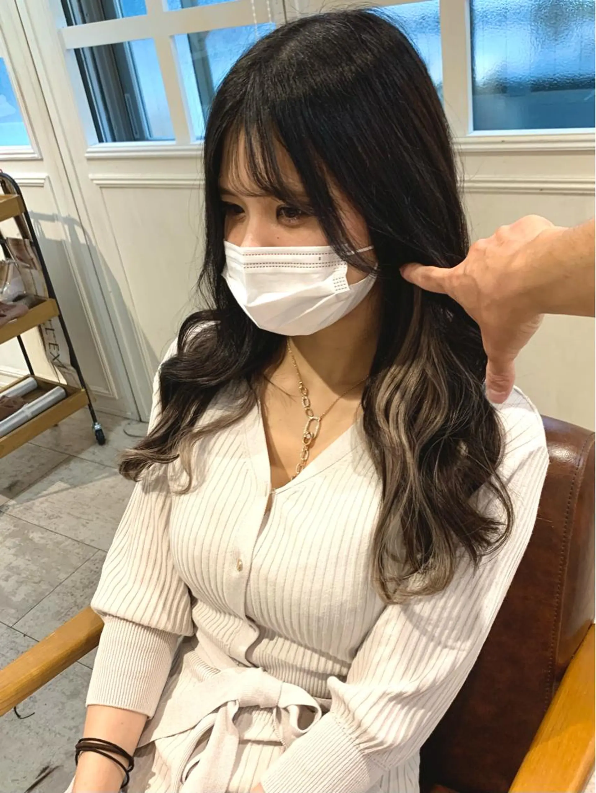 セミロング ヘアカラー エクステ ヘアセット エクステ/プル エクステKOICHIのヘアスタイル