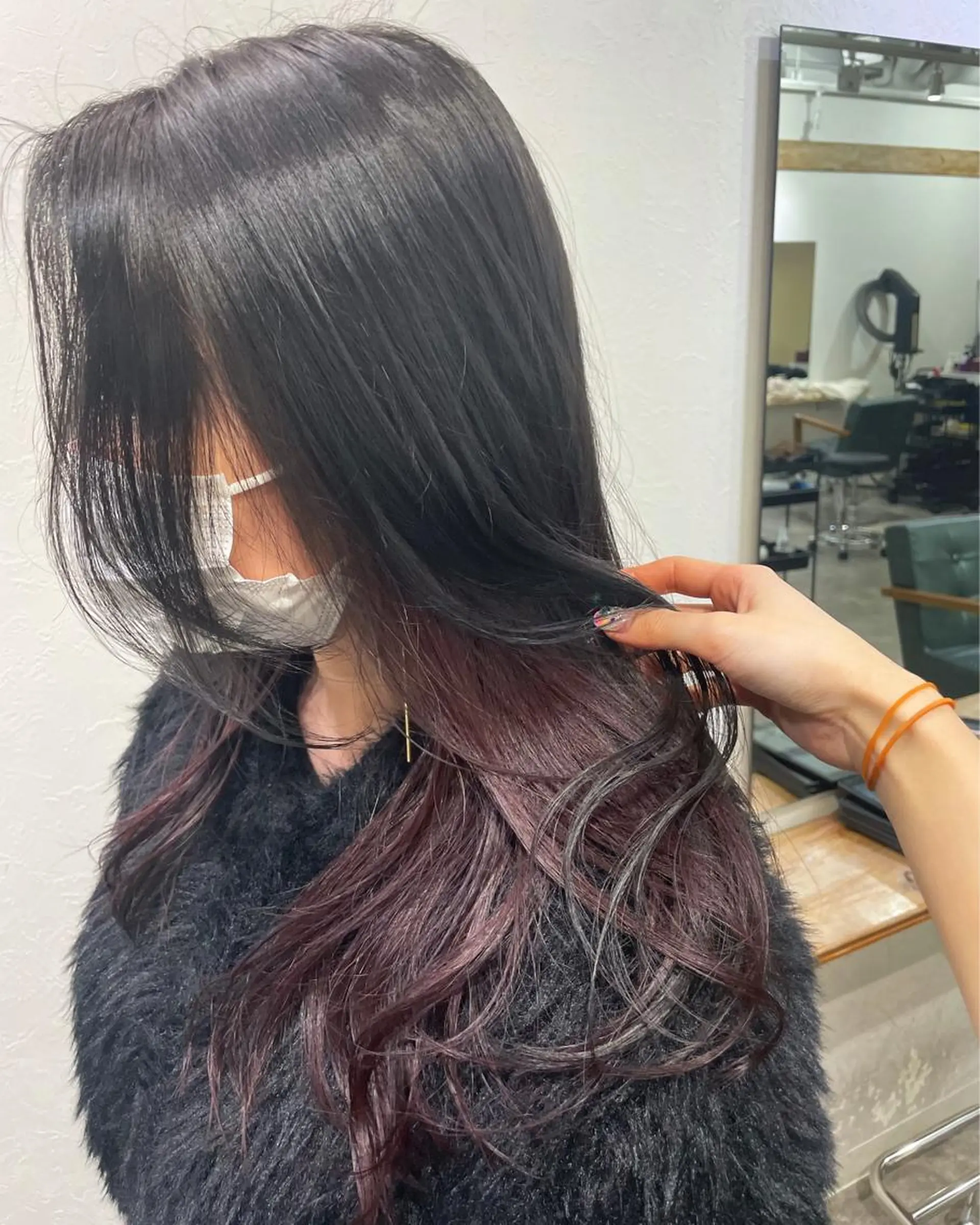 ロング カラー カット ヘアカラー GO TODAY SHAiRE SALON 原宿本店所属・REINA/ブリーチ /ハイトーン/原宿のヘアスタイル