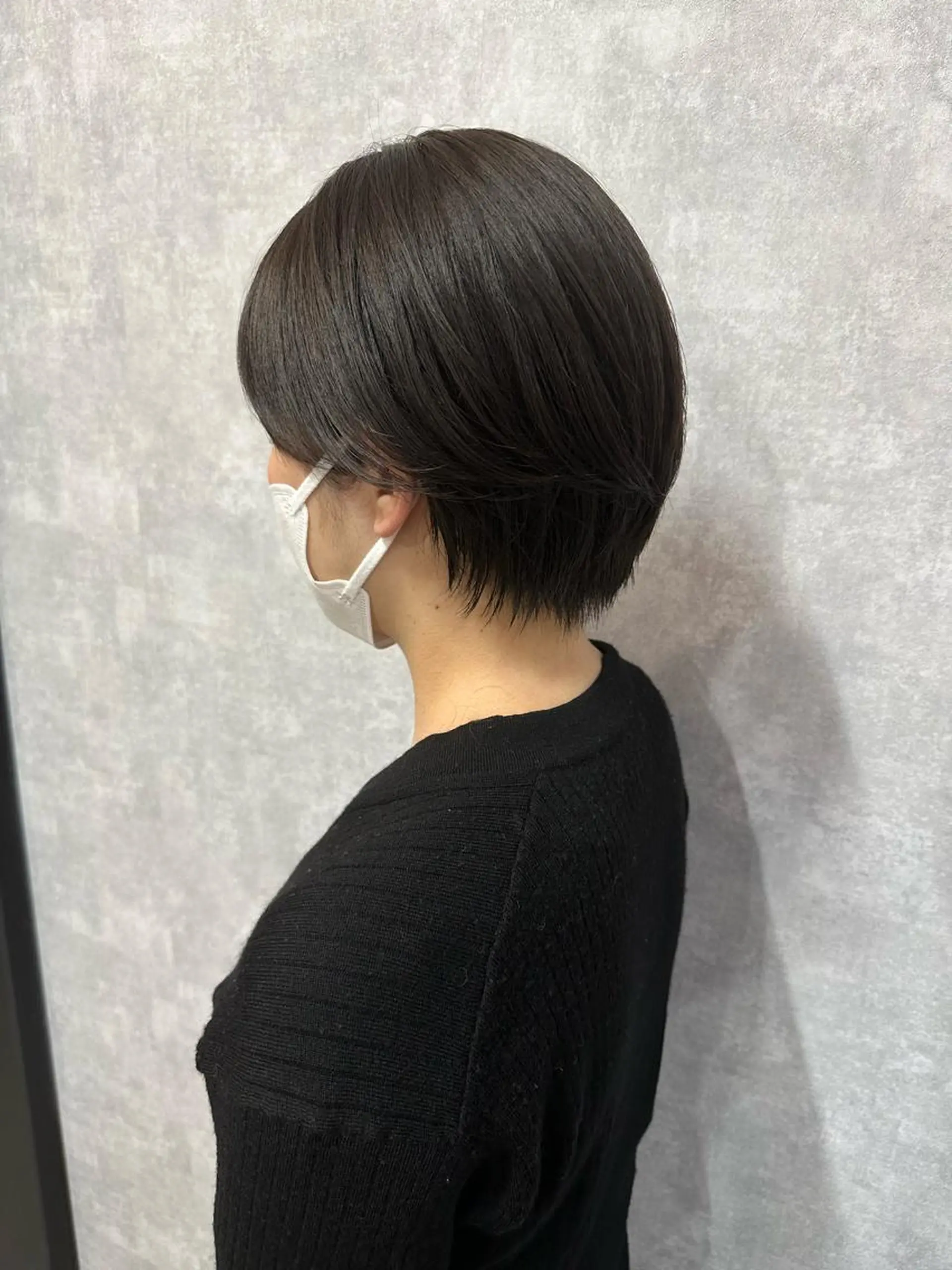 ショート 切りっぱなしボブ ショートボブ ハンサムショート 丸みショート アッシュ C’LD hair  produce /シールドヘア所属・モテ髪/ボブ/ショー ト/アダチフウトのヘアスタイル