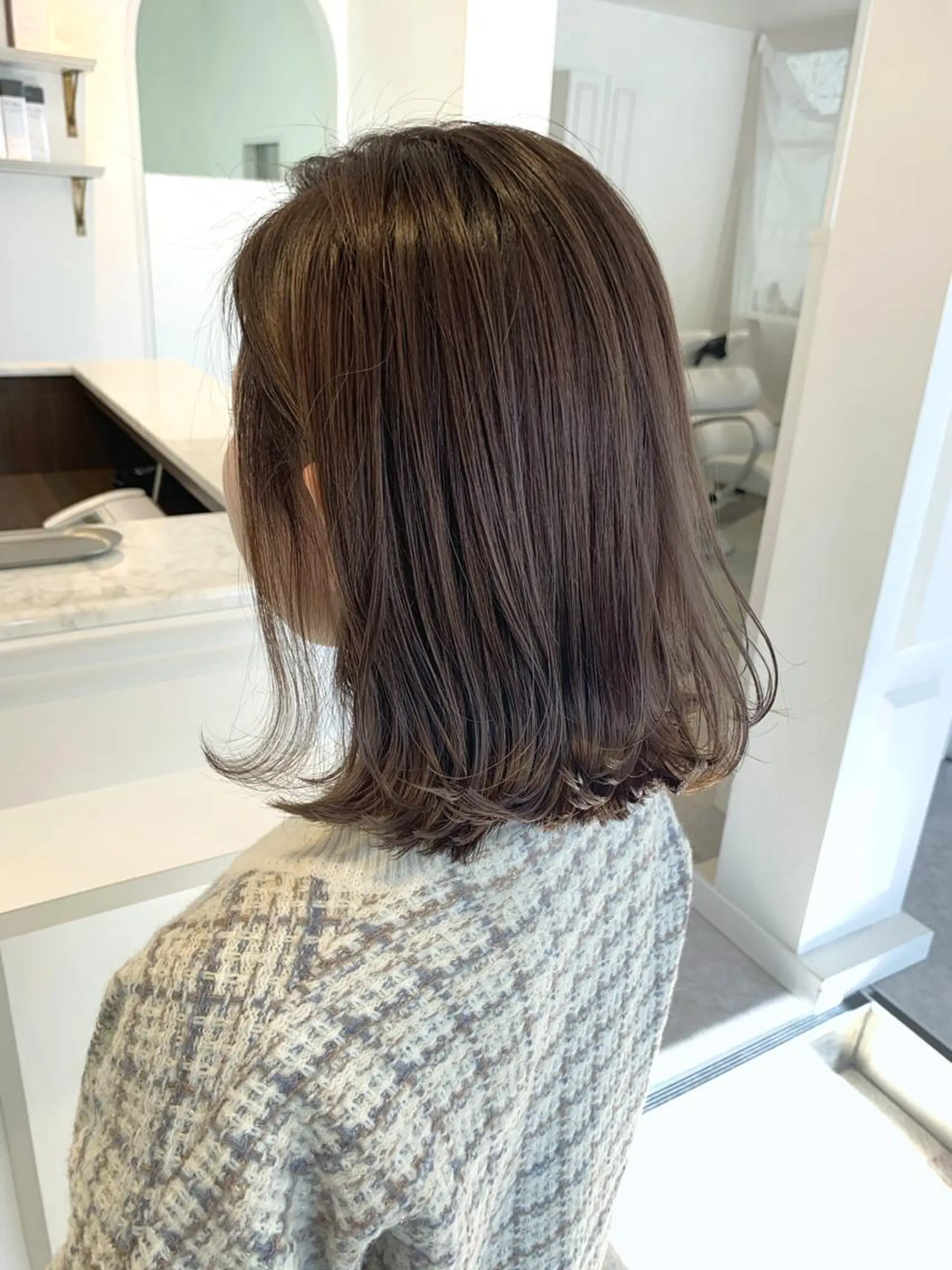 ミディアム カラー カット ヘアカラー SALOWIN名古屋本山店所属・🍀ナガヤマ ヒデアキ🍀のヘアスタイル