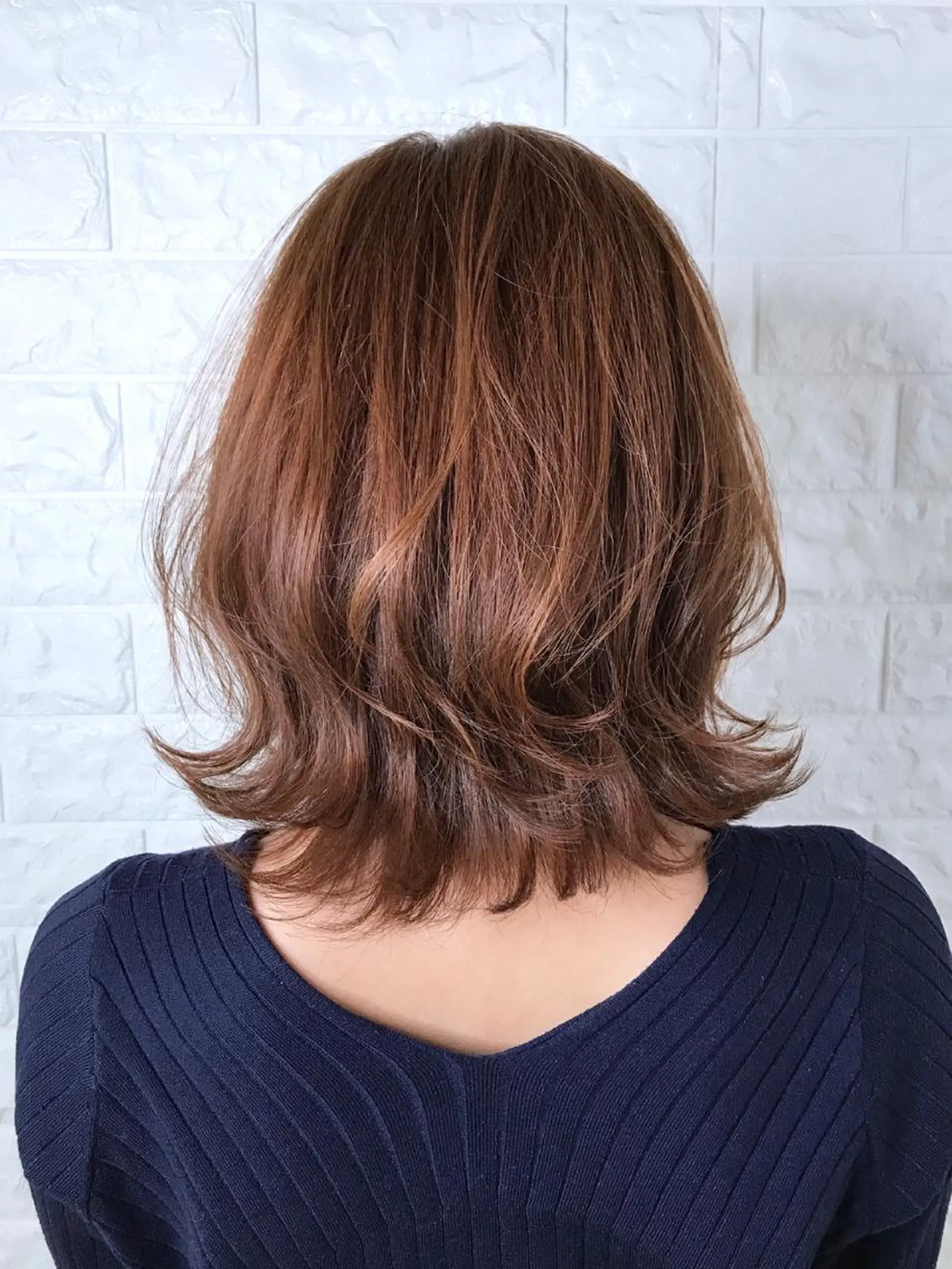 ミディアム カラー ベージュカラー 透明感カラー イルミナカラー エイジングケア特化 美容師✂️山崎竜二のヘアスタイル