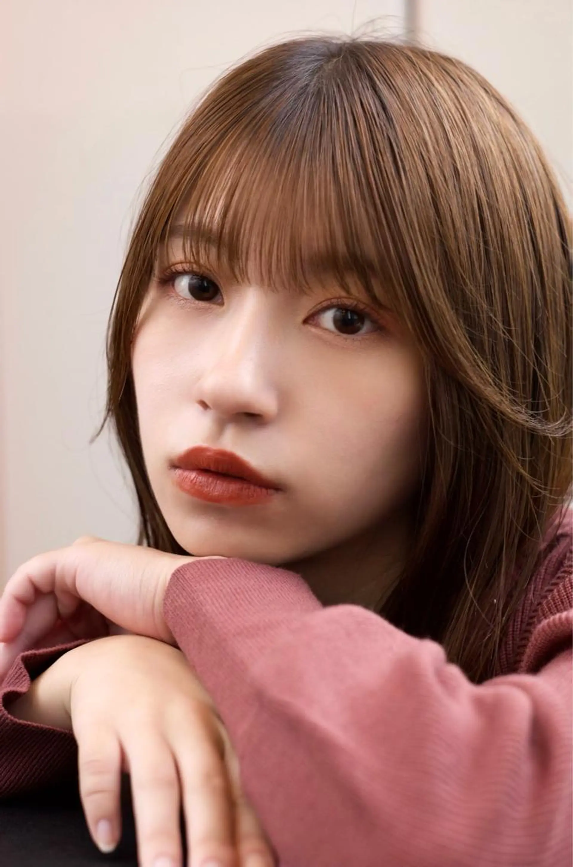 ミディアム カラー 透明感カラー 小顔カット SALOWIN原宿AROA店所属・顔まわり神カット✂︎ 齋藤雄大【表参道】のヘアスタイル