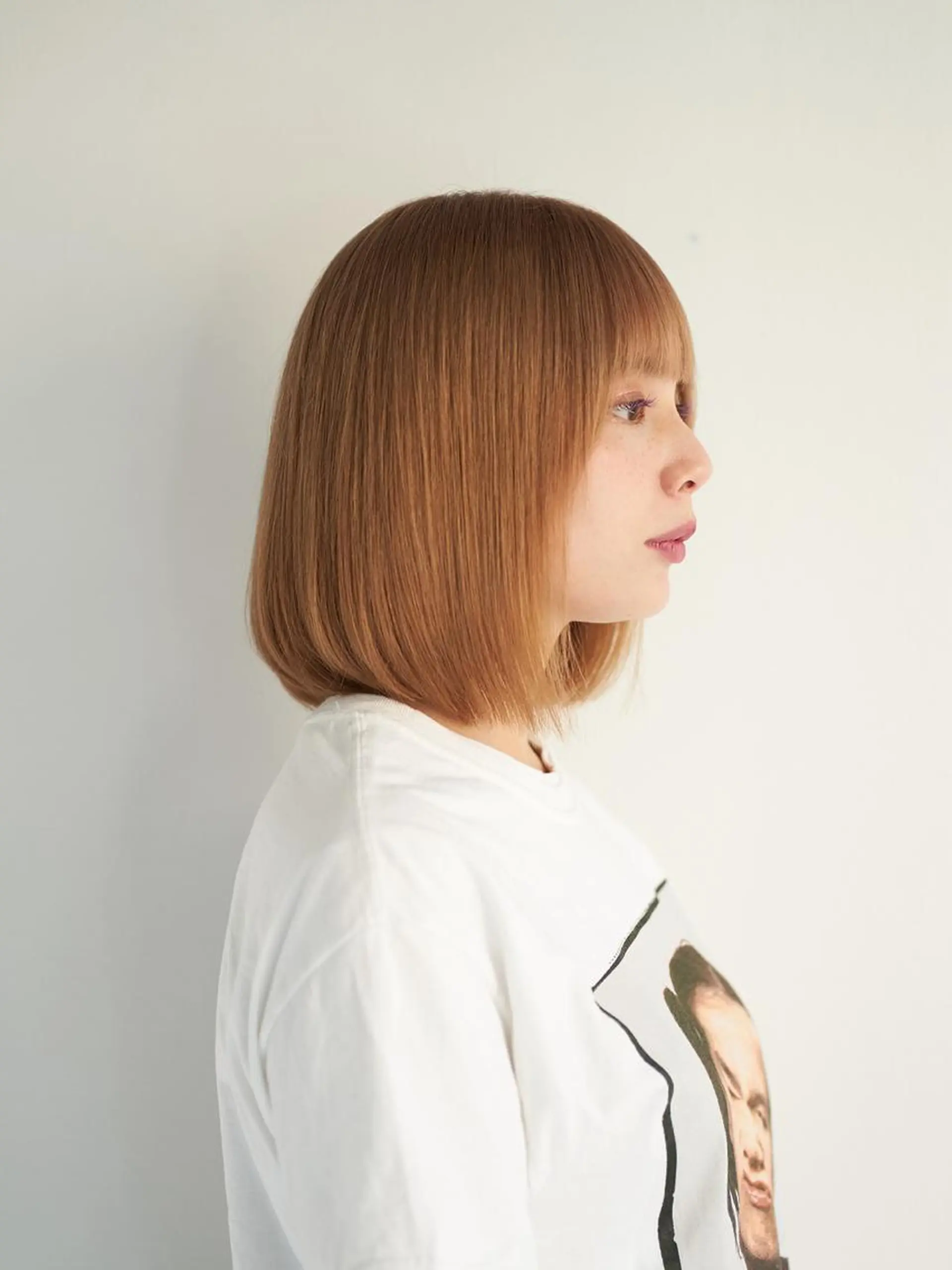 ミディアム 銀座⚜️【脱白髪染め 美髪矯正】トグチのヘアスタイル