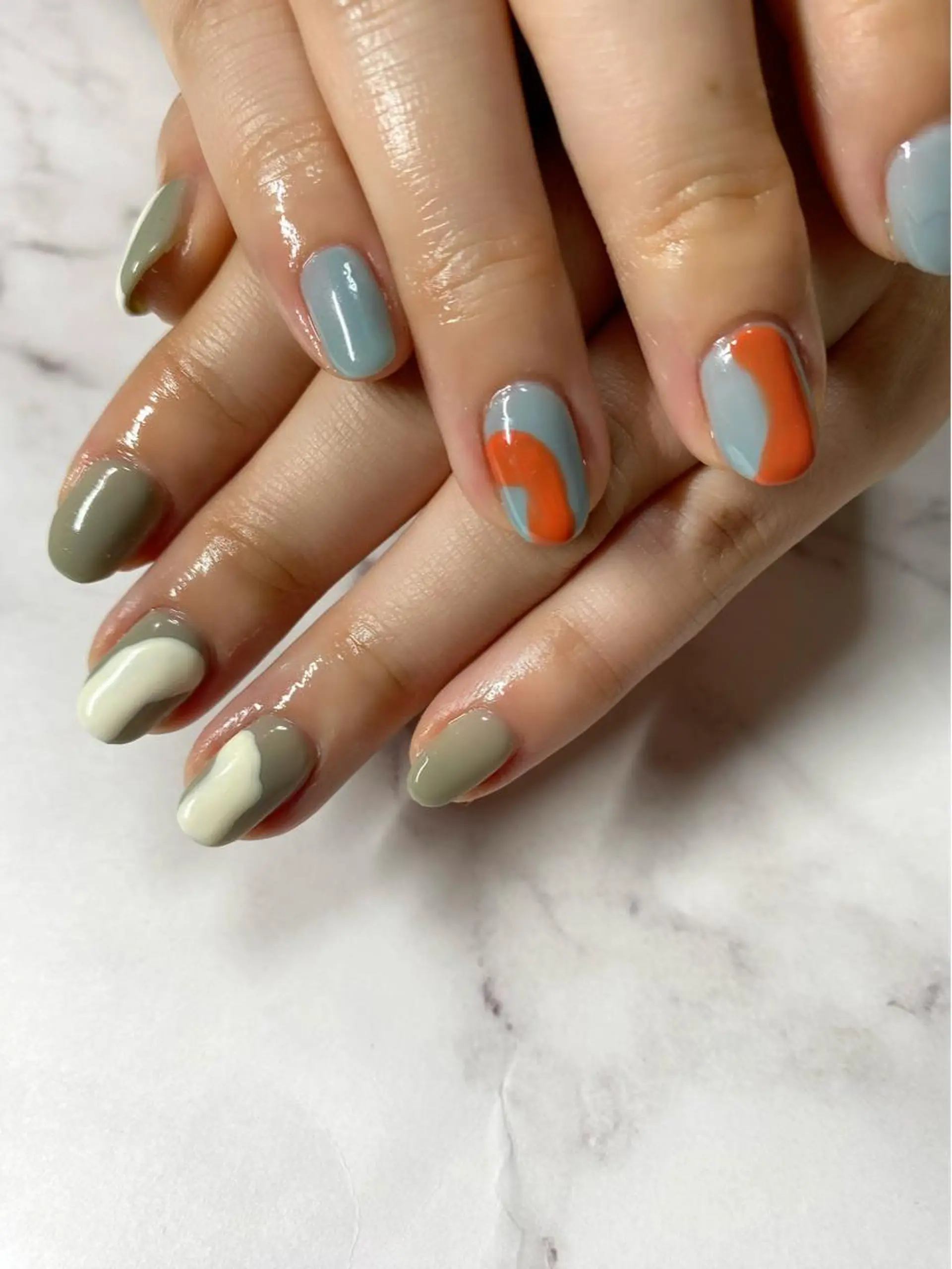 ネイル 持ち込み ハンドネイル Marina Yamagataのネイルデザイン