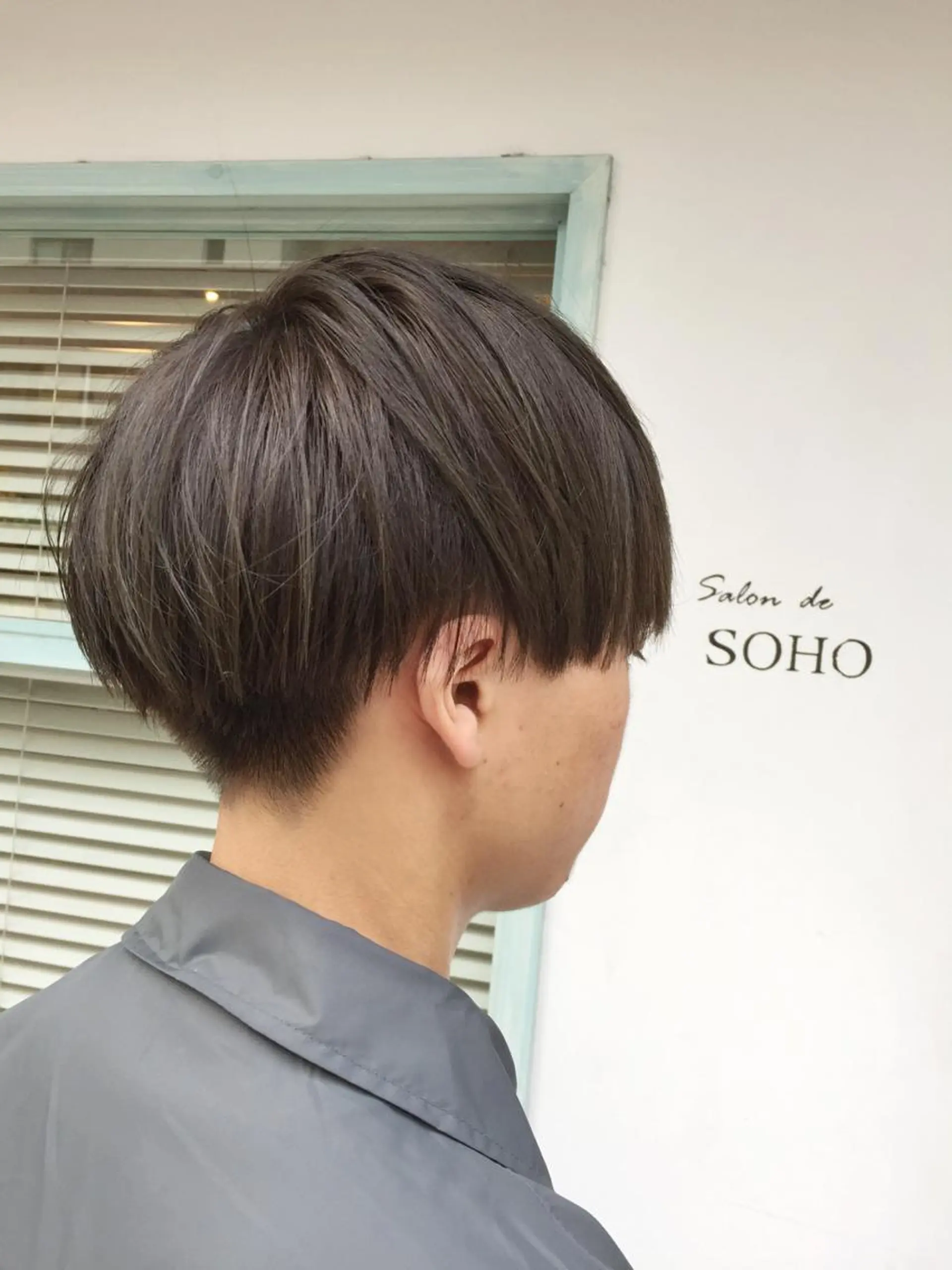 カラー メンズ マッシュ アッシュ カット ヘアカラー ◇おの あすか◇のヘアスタイル