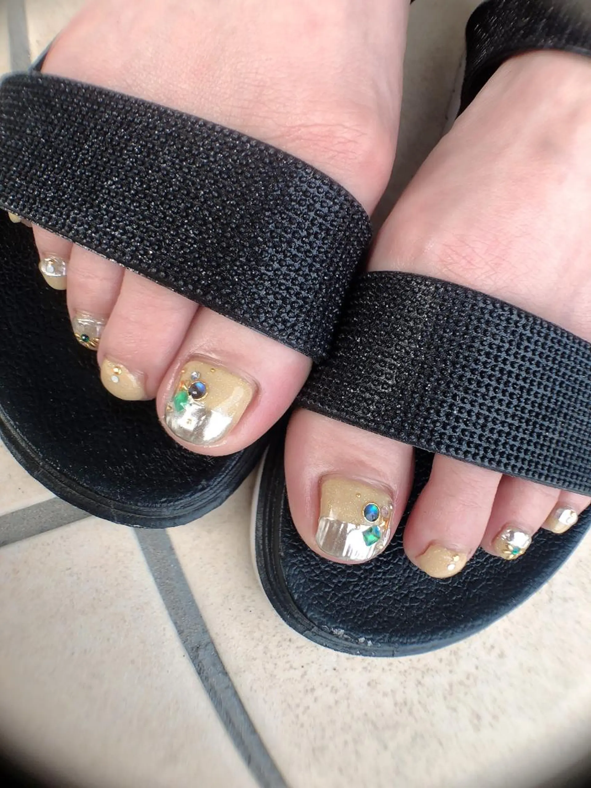 ネイル アートネイル フットネイル Nail ビ爪のネイルデザイン