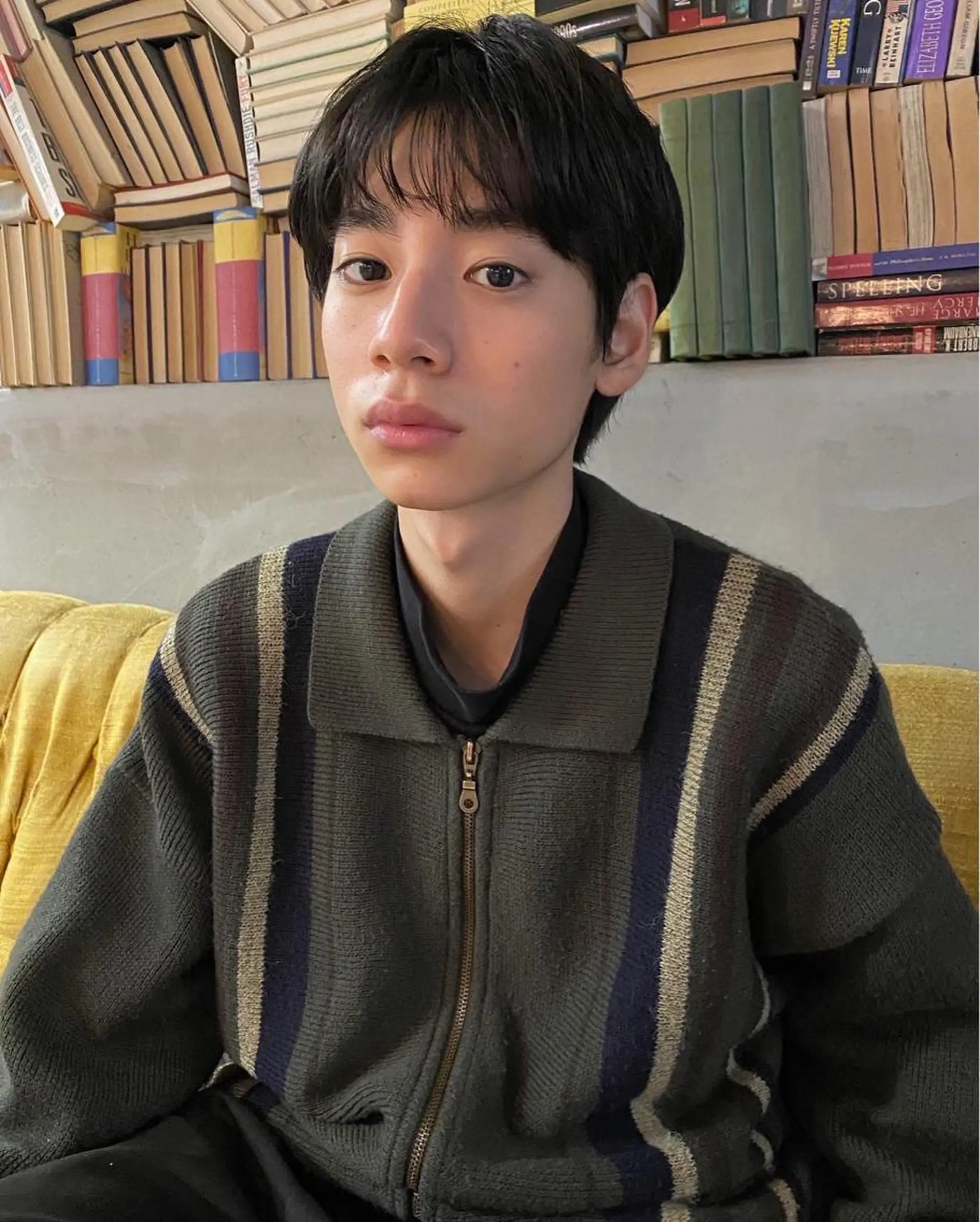 メンズ パーマ、髪質改善 カズマのヘアスタイル