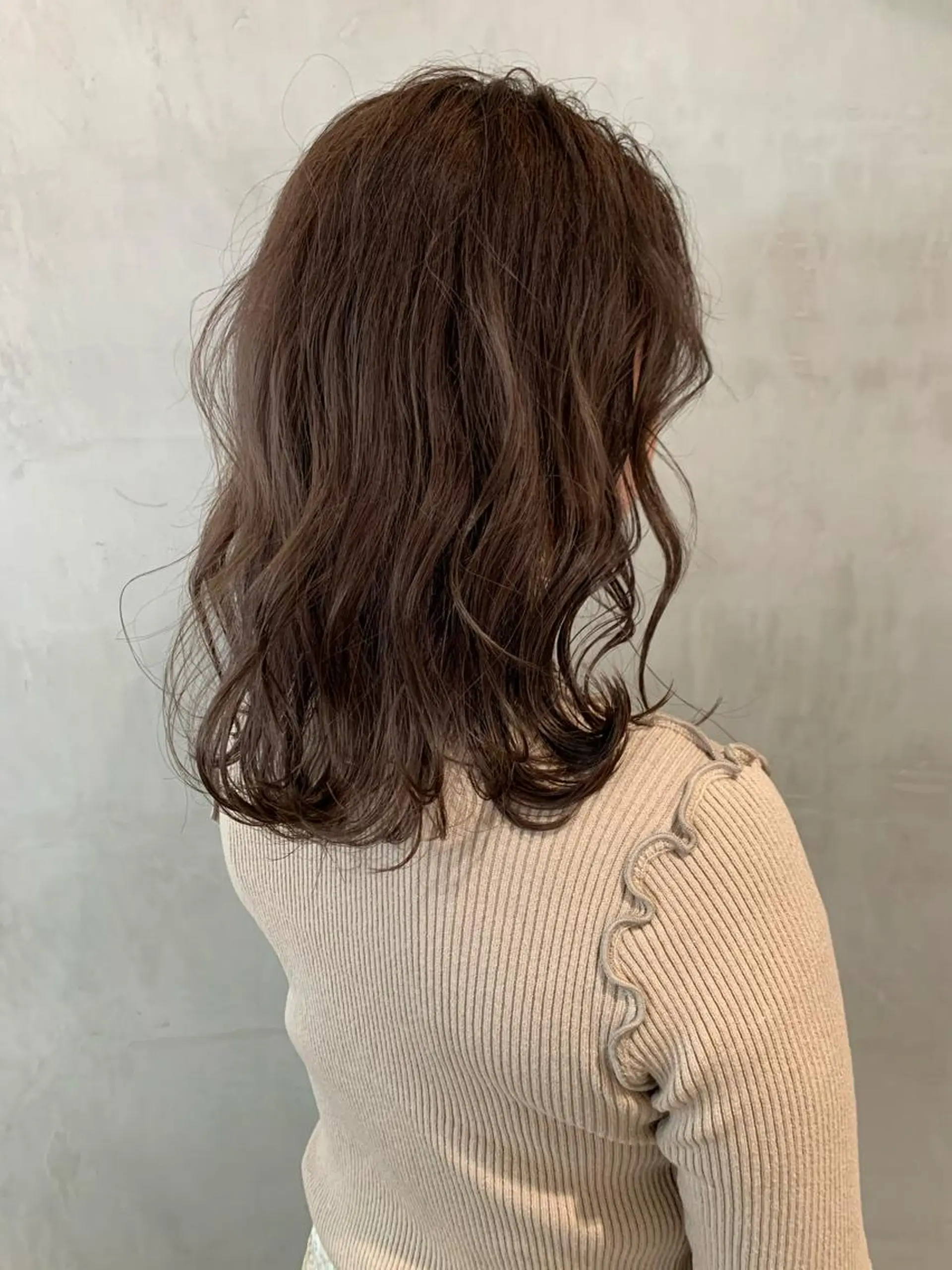 ミディアム カラー カット ヘアカラー トリートメント アンニュイヘア🪽 ayumiのヘアスタイル