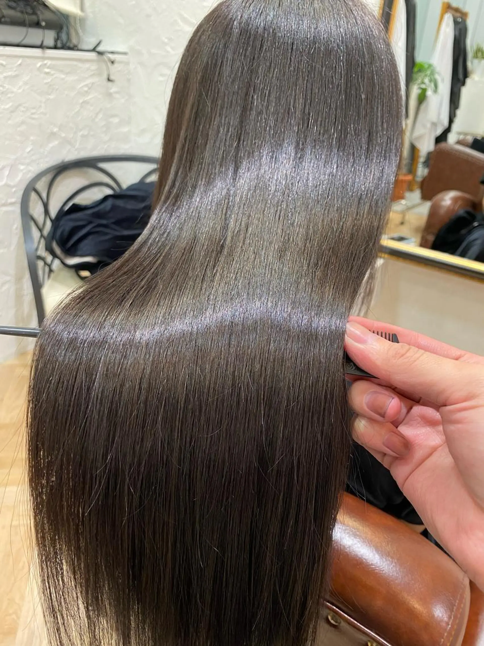 ロング カラー 髪質改善 トリートメント 齋藤 優のヘアスタイル