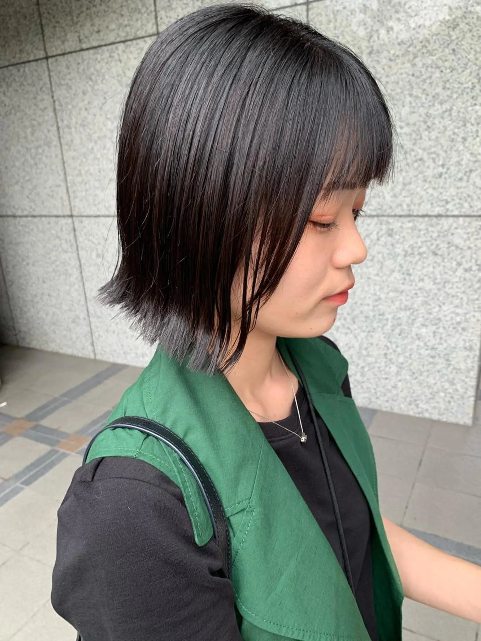 ミディアム ボブ CHAINON 木原崇了のヘアスタイル