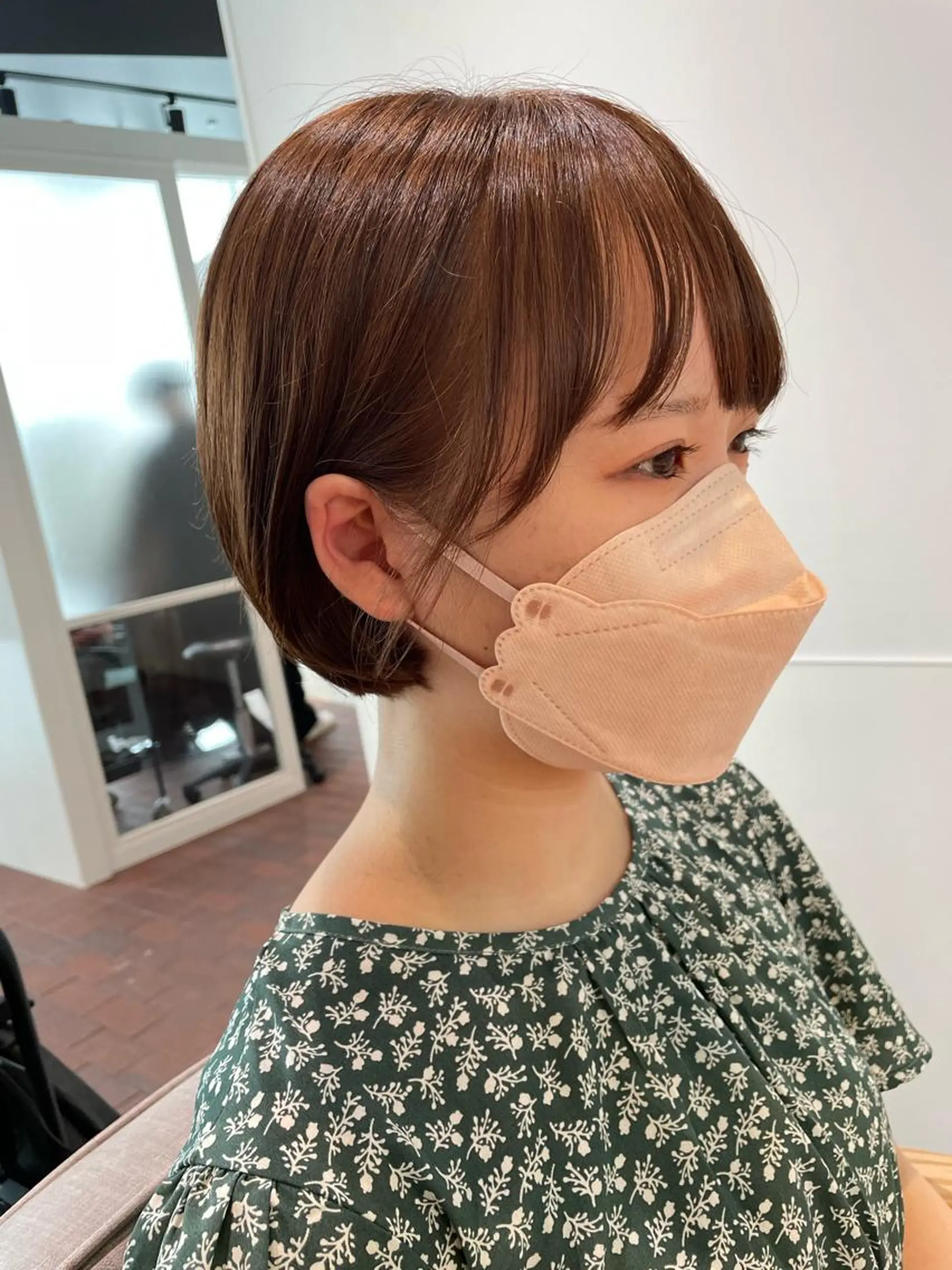 ショート カラー カット ヘアカラー gotoday　shaire　saron所属・miu. ボブ/透け感カラーのヘアスタイル