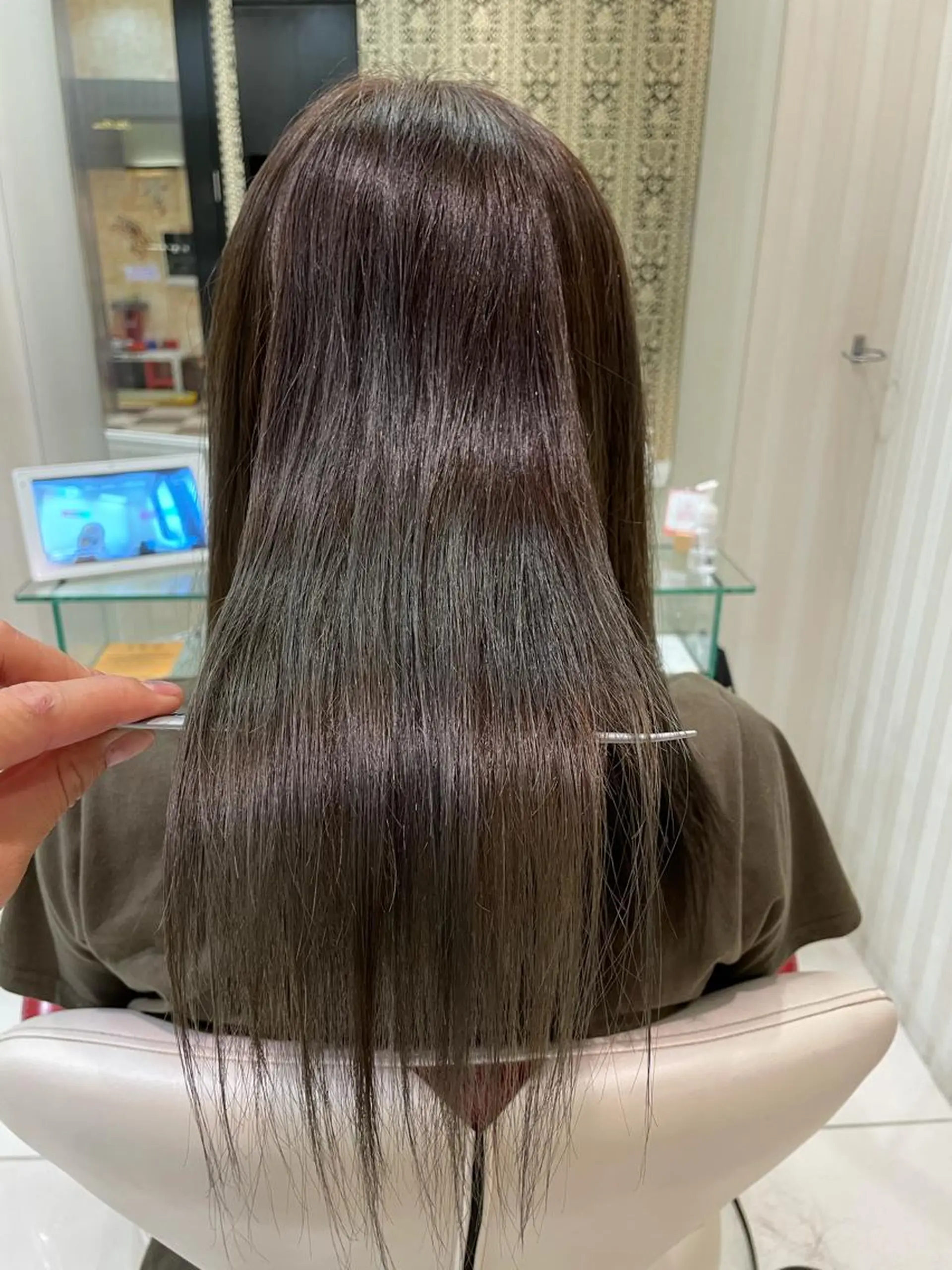 ロング カット 縮毛矯正 トリートメント 縮毛矯正/パーマ EARTH岐阜/髙橋のヘアスタイル