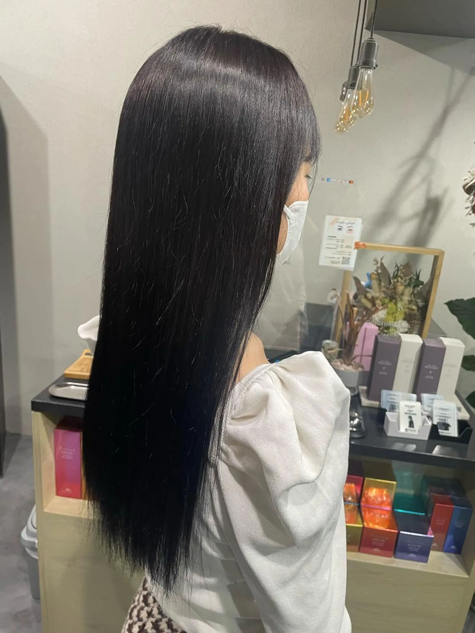 ロング カラー 石川 聖奈のヘアスタイル