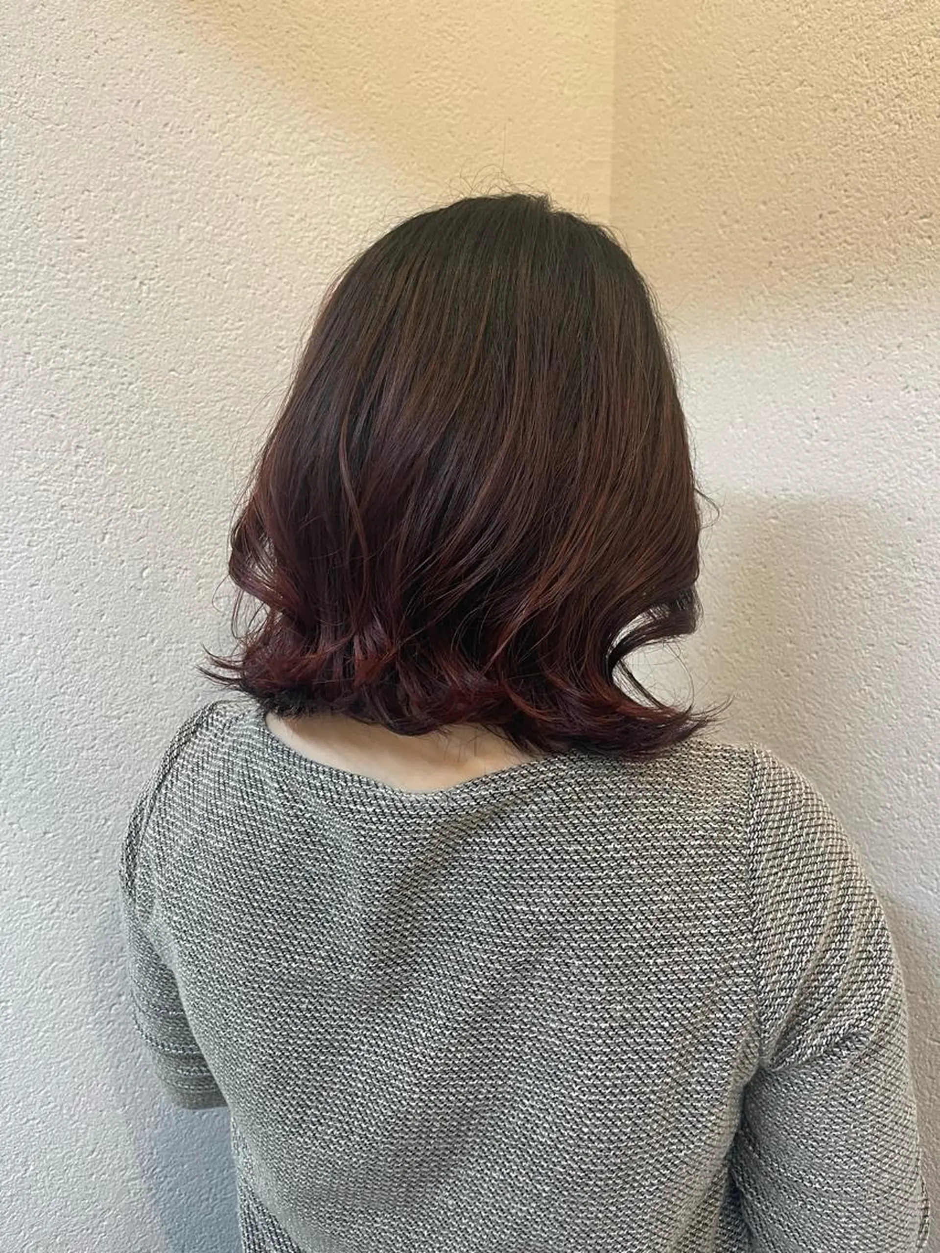 ミディアム カラー PUUR所属・🍒鈴木 エミリ🍒のヘアスタイル