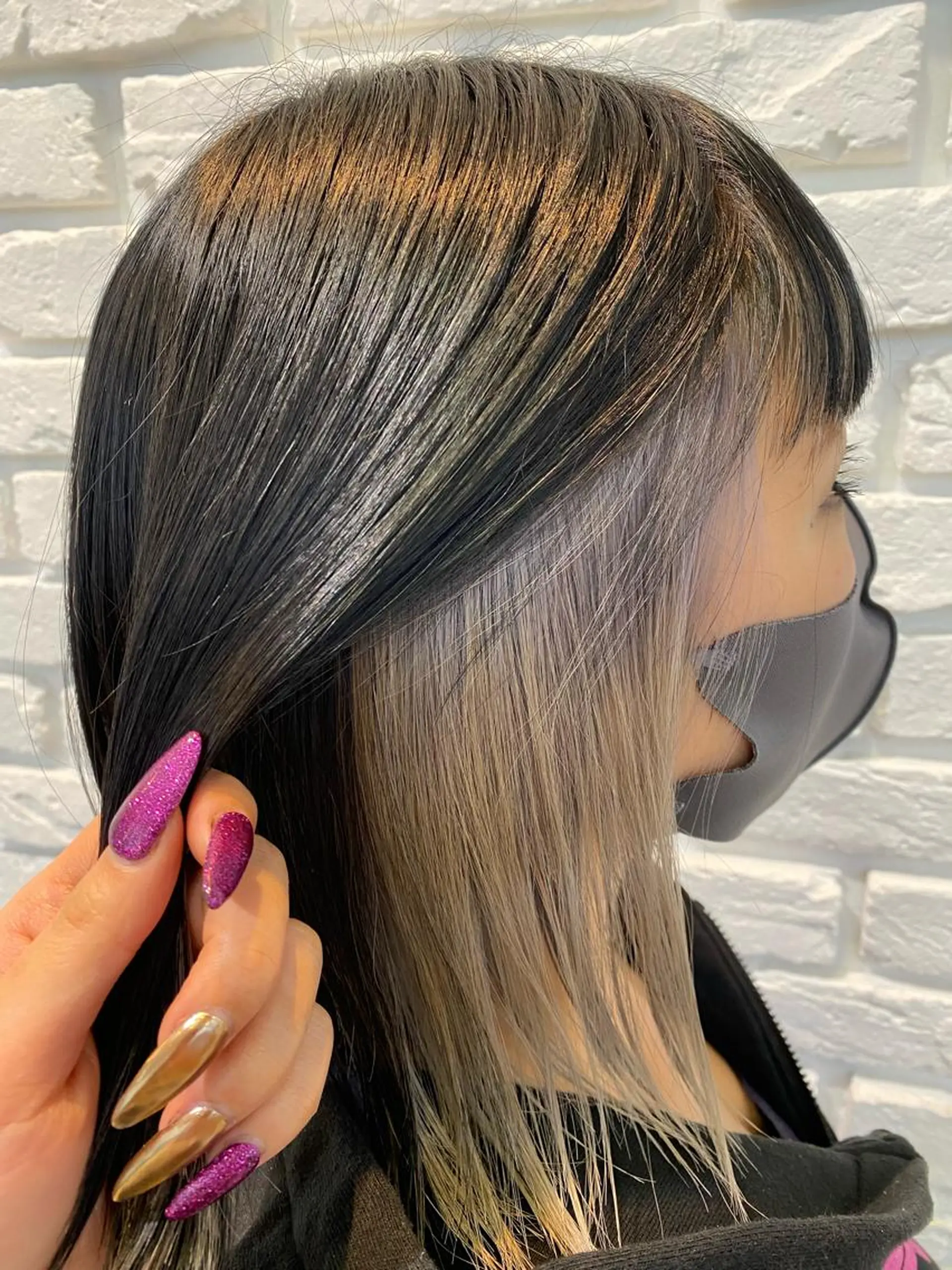 ミディアム ヘアカラー ROSEL 沢津橋  楓のヘアスタイル