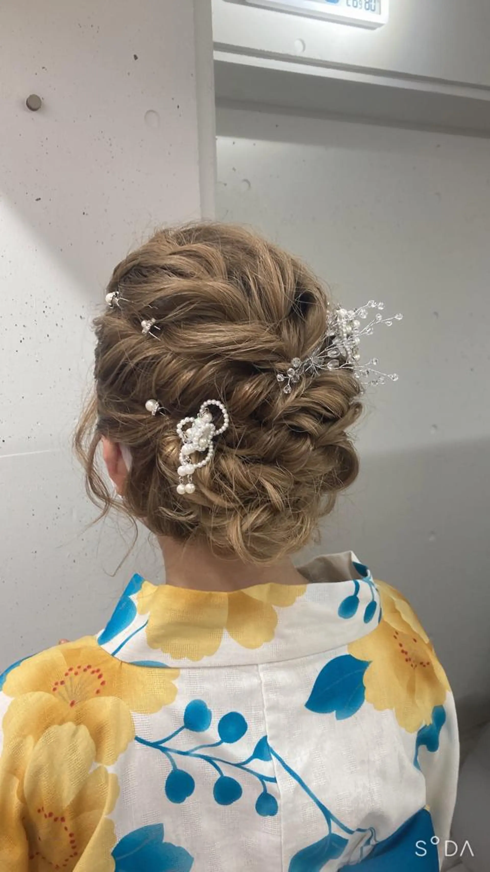 ヘアアレンジ 浴衣 ミルミー美容室所属・🦄💒💓齎藤 七海子🦄💒💓のマツエク・マツパデザイン