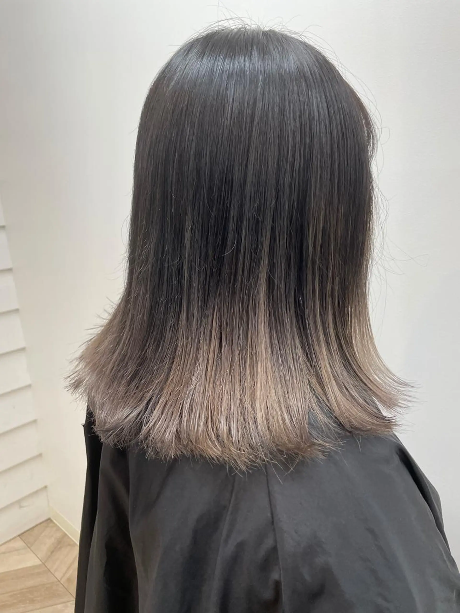 ミディアム 外国人風カラー eL HAIR SALON なんば店所属・ブリーチカラー特化 /焼田貴明のヘアスタイル