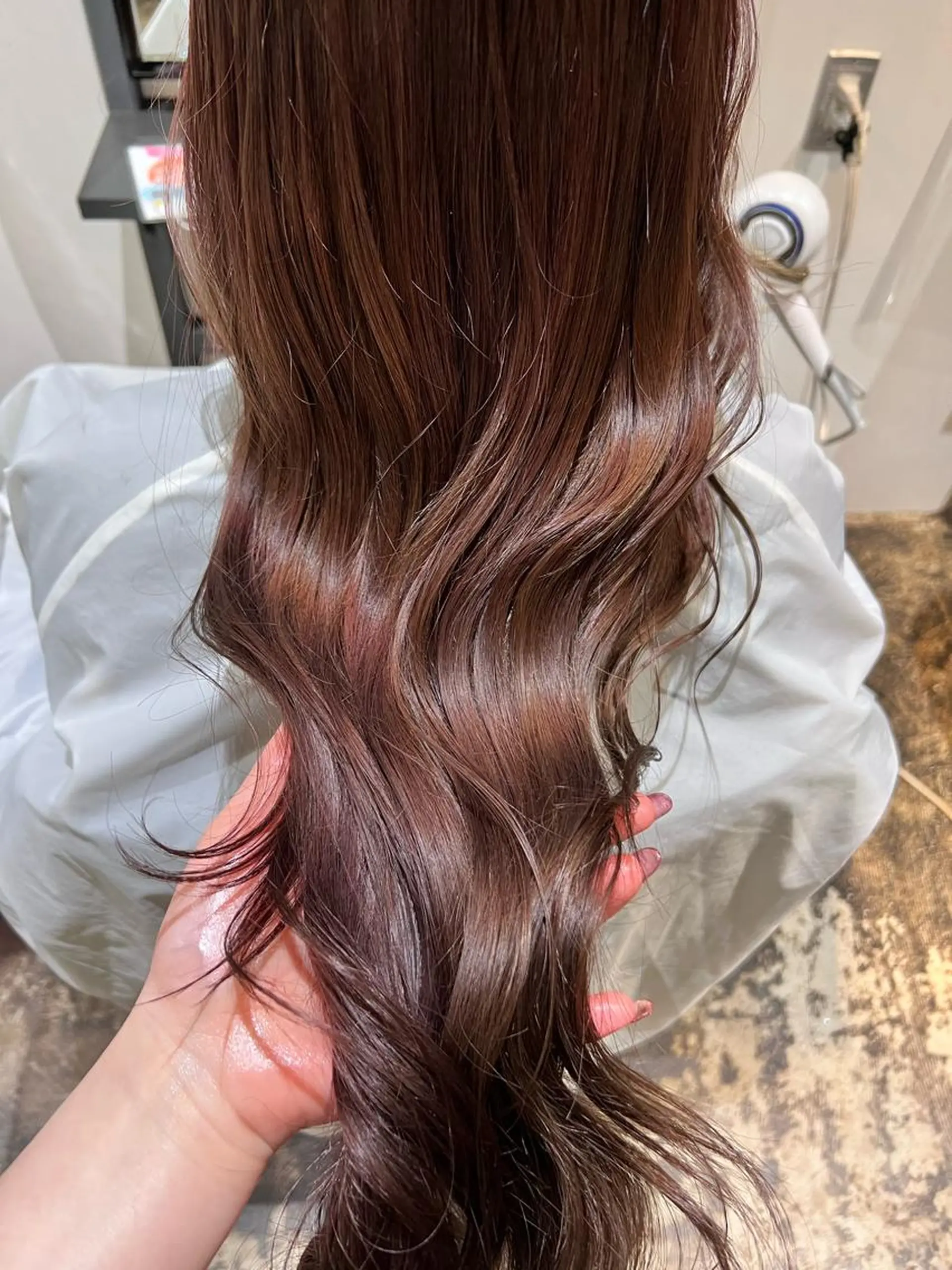 ミディアム カラー ヘアカラー トリートメント 大阪ヘアカラー ブリーチmarinaのヘアスタイル