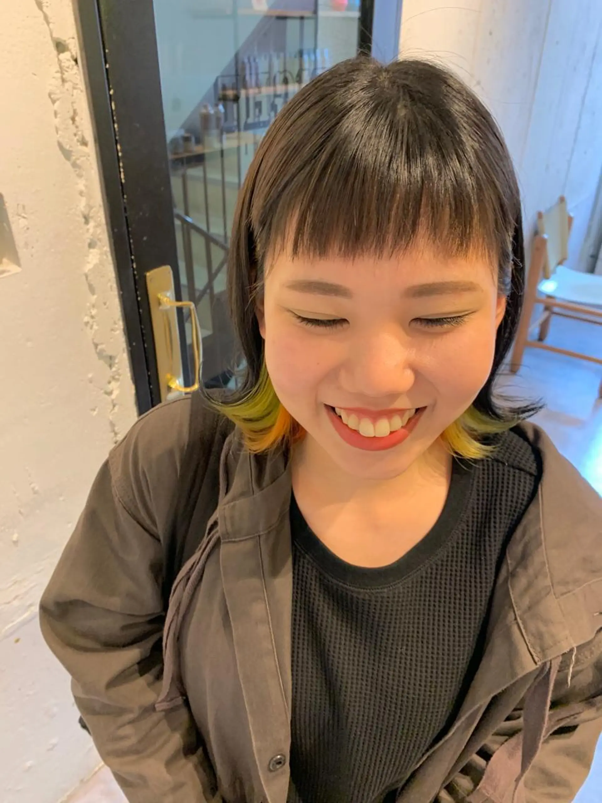 ショート カラー インナーカラー Fuuu《フゥ》所属・シノザキ シンゴのヘアスタイル