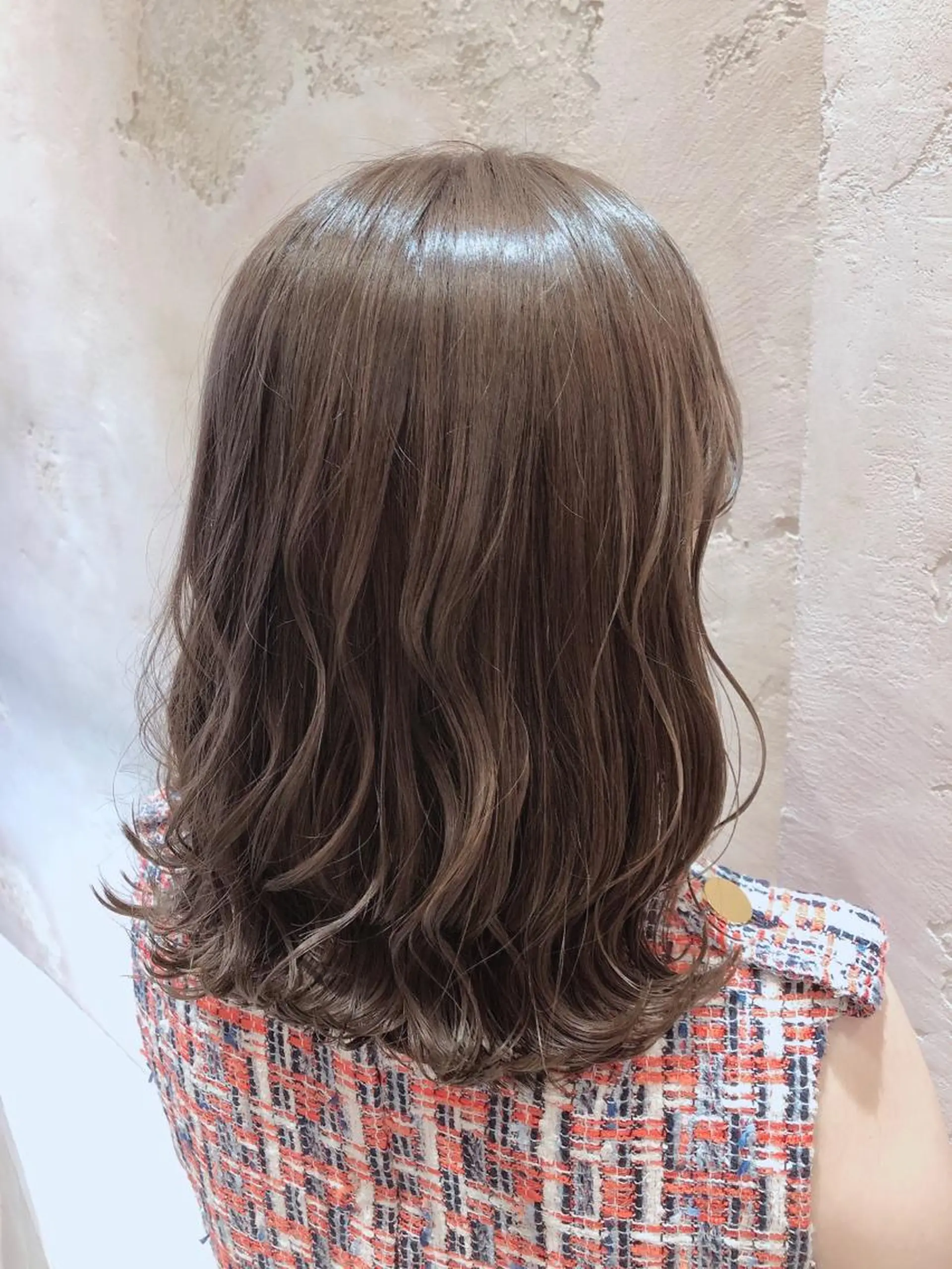 ミディアム アッシュ カット ヘアカラー トリートメント 代表山口ひな 髪質改善のプロのヘアスタイル