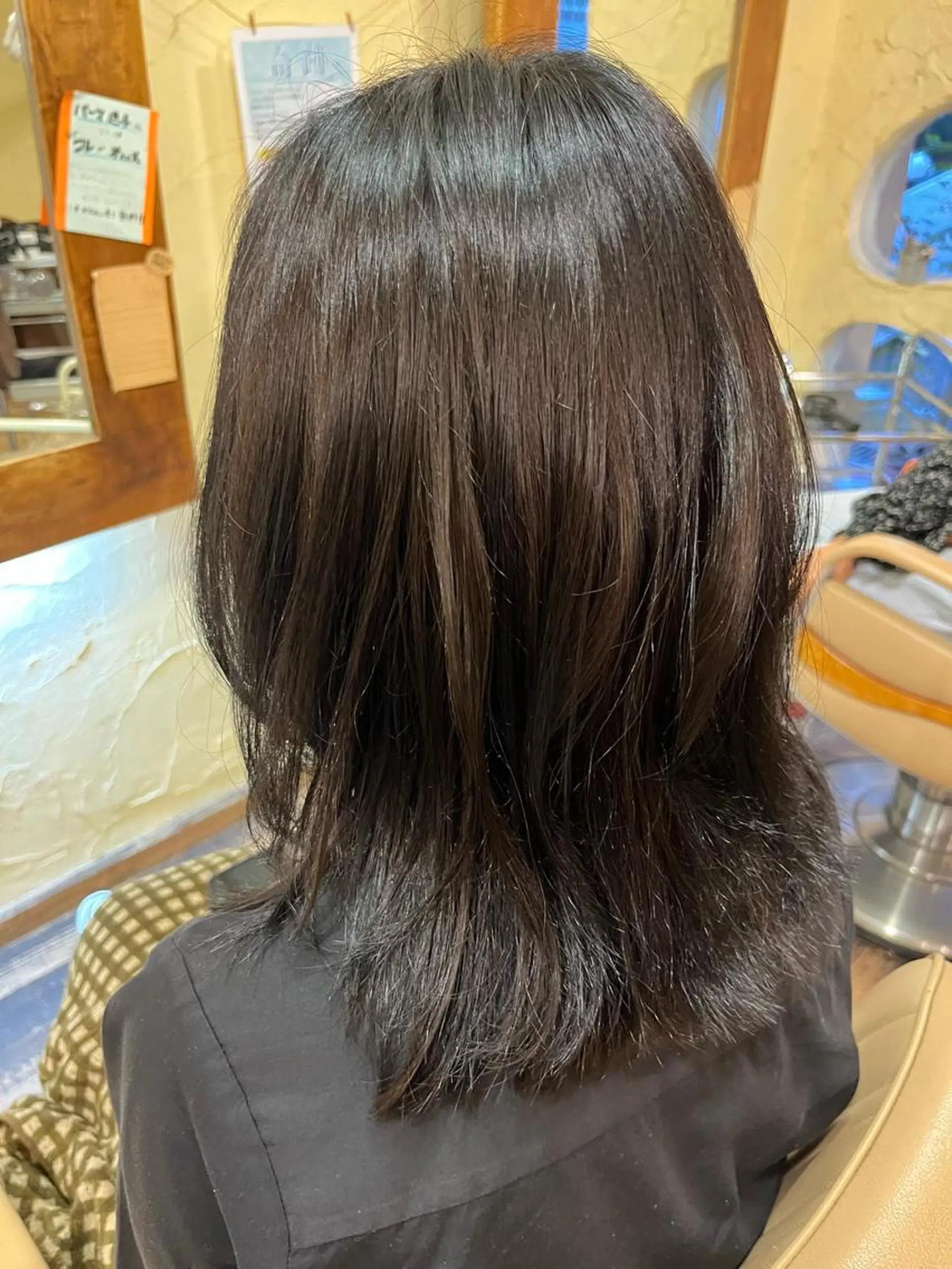 ロング トリートメント カット ヘアカラー 柘植 雅大のヘアスタイル