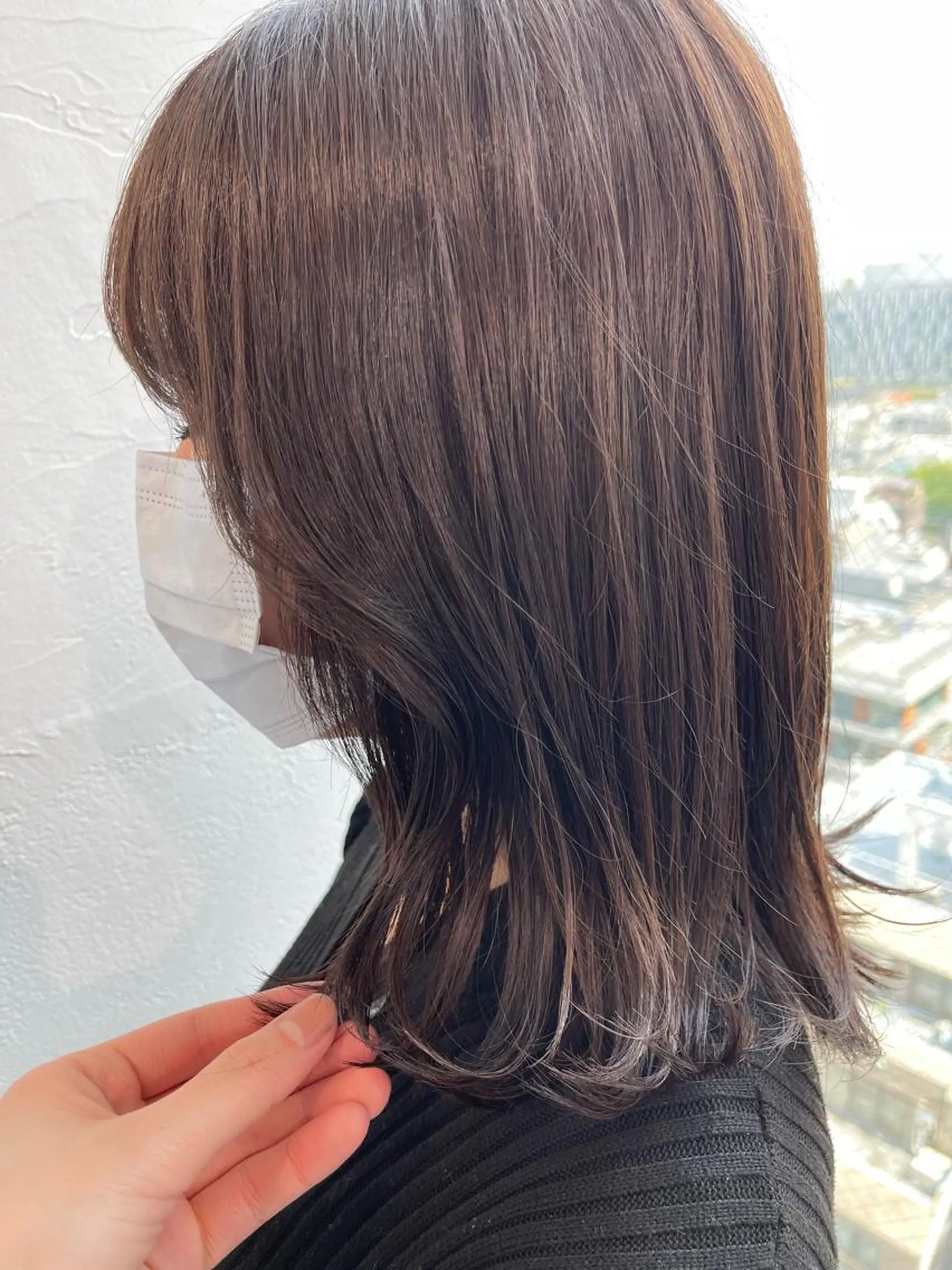 ミディアム ZA/ZA  AOYAMA所属・フェミニンスタイル/ 艶カラー/amiのヘアスタイル