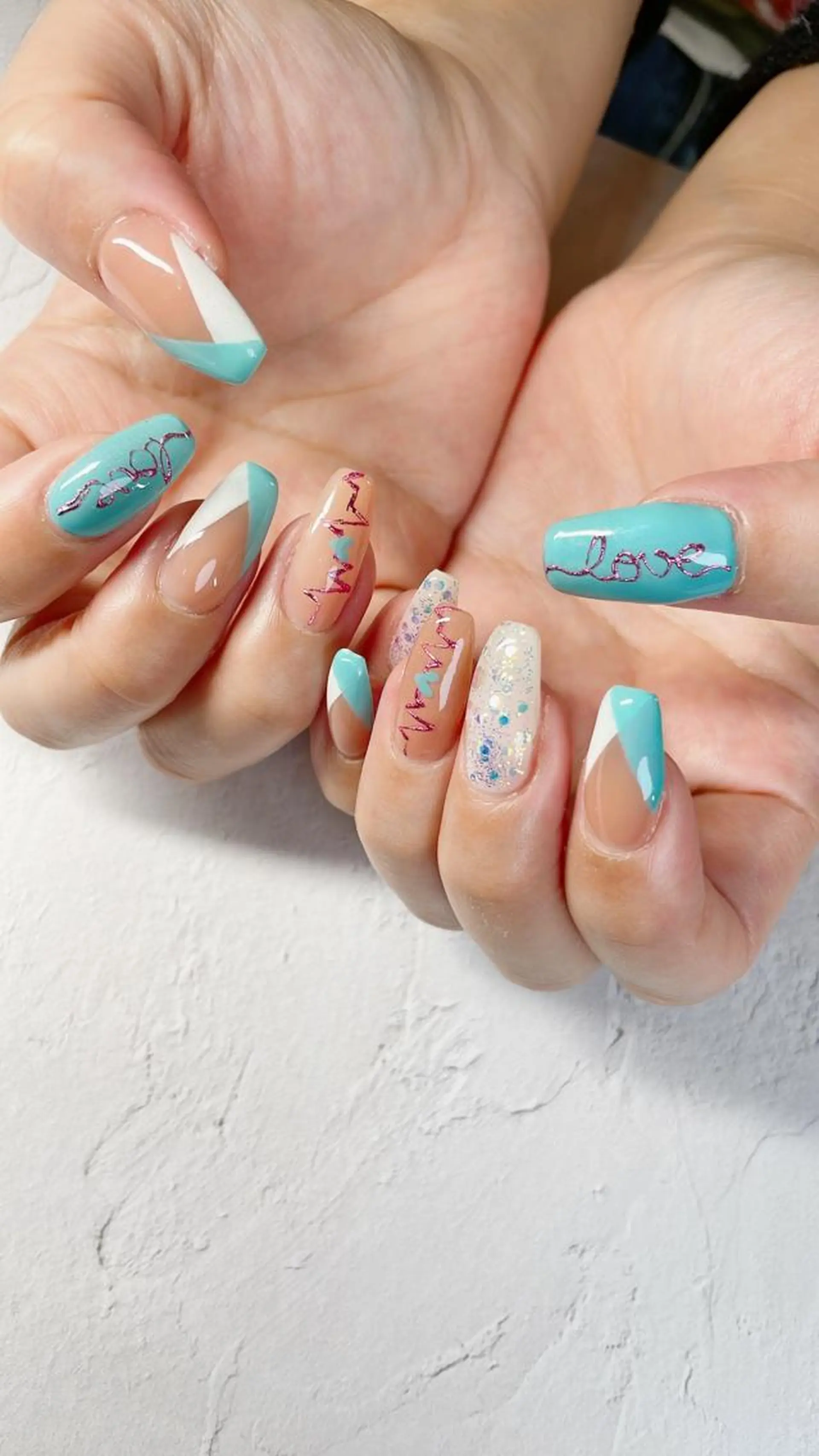 ネイル ハンドネイル LaLa Peach 福岡のマツエク・マツパデザイン