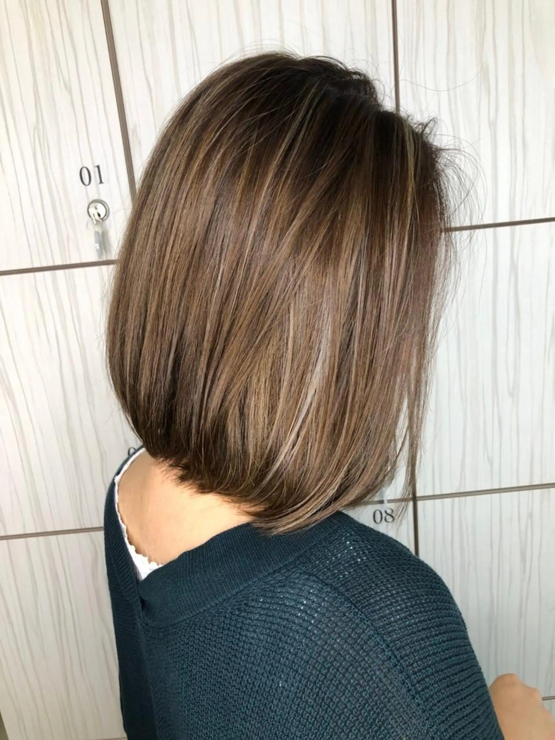 ショート カラー ハイライトカラー ハイライト カット カラーサロン ビスカリアのヘアスタイル