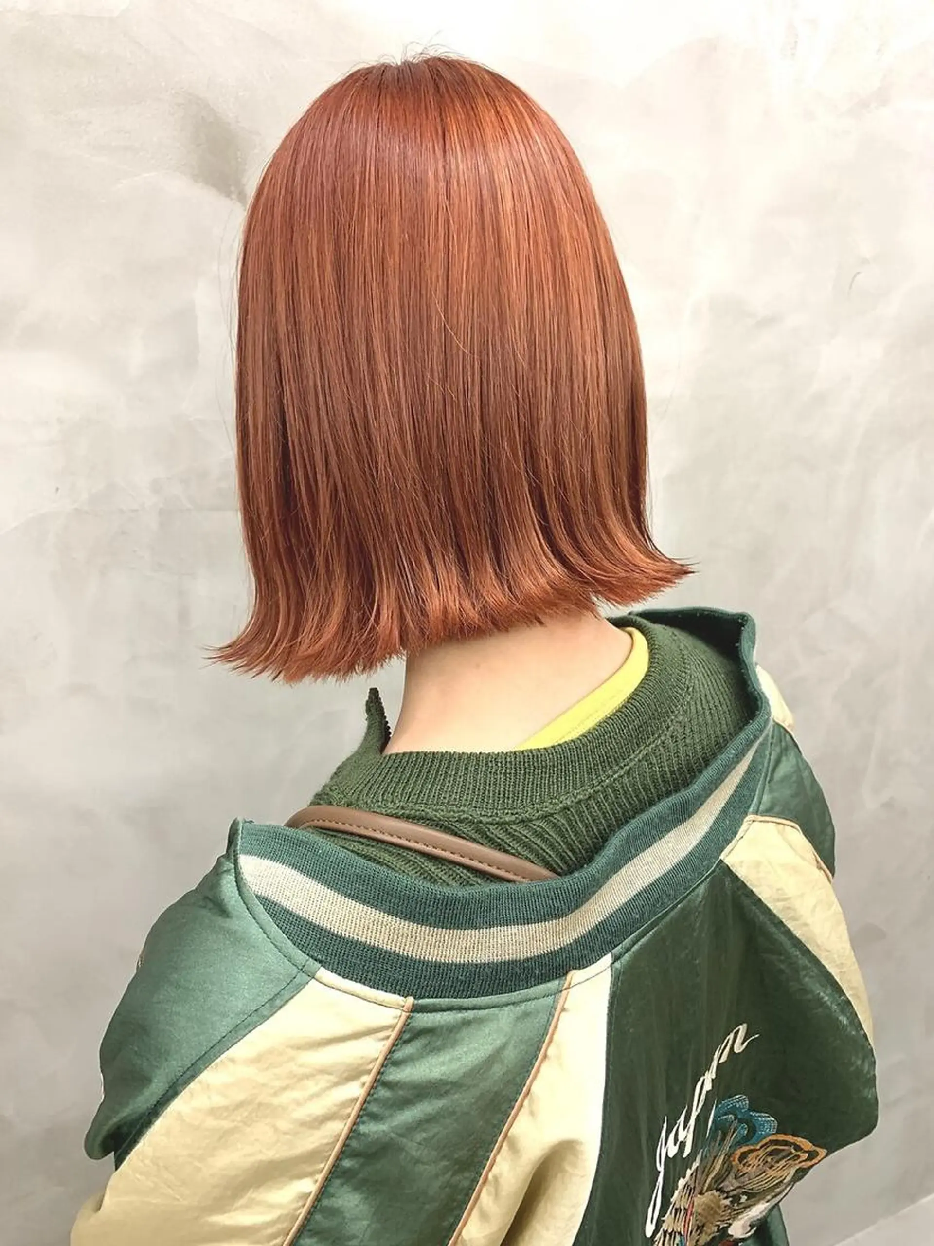 ショート カラー ブラウンカラー オレンジ オレンジブラウン yiye 青山所属・無料カットモデル募集 🌱ひょうがのヘアスタイル