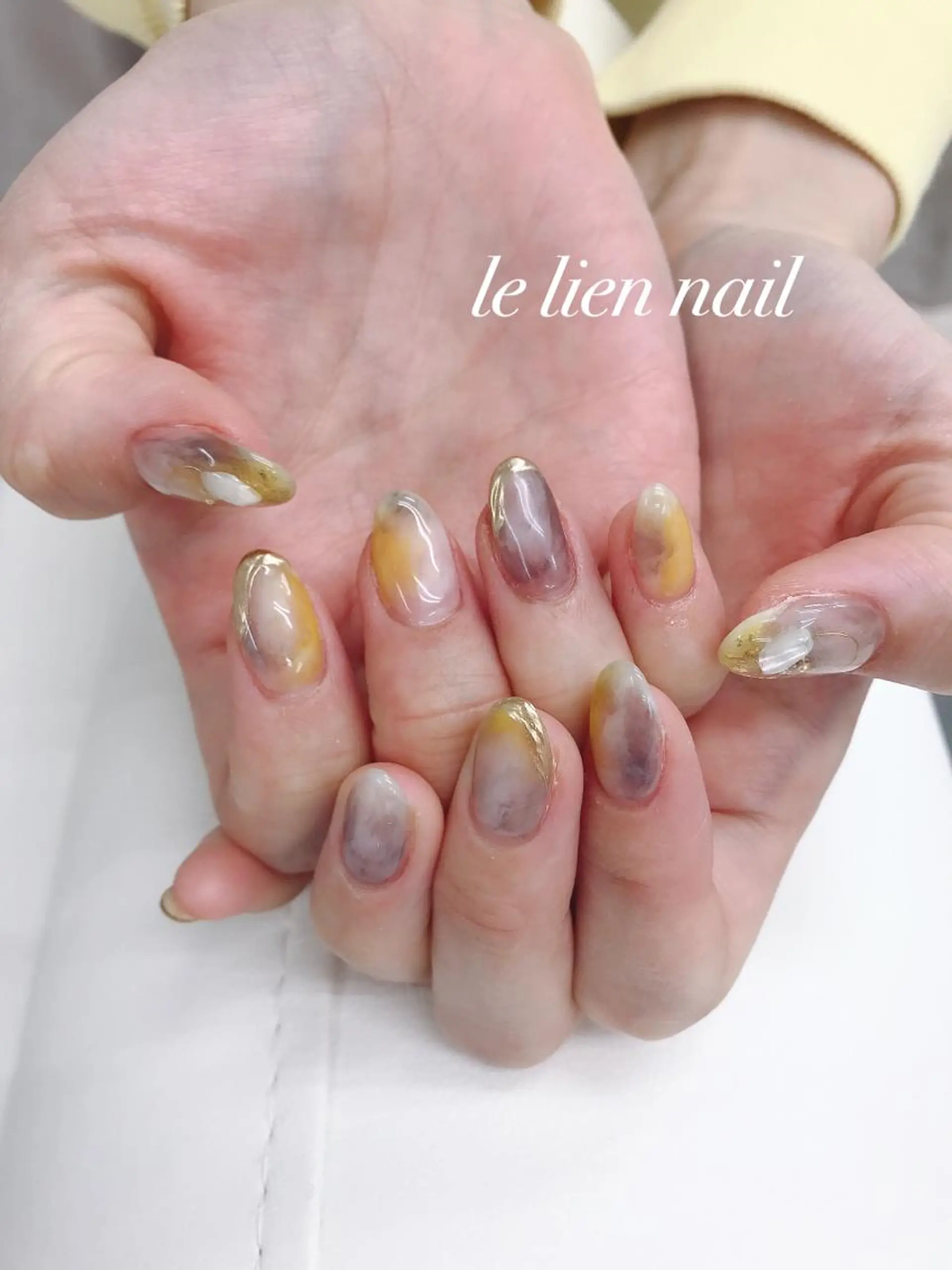 ミディアム ハンドネイル le lien nailのネイルデザイン