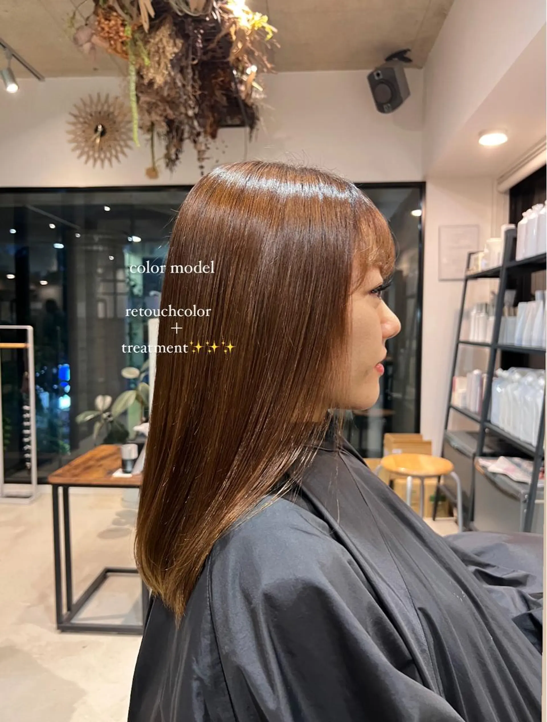 ミディアム saki/Insta fleur_sakiのヘアスタイル