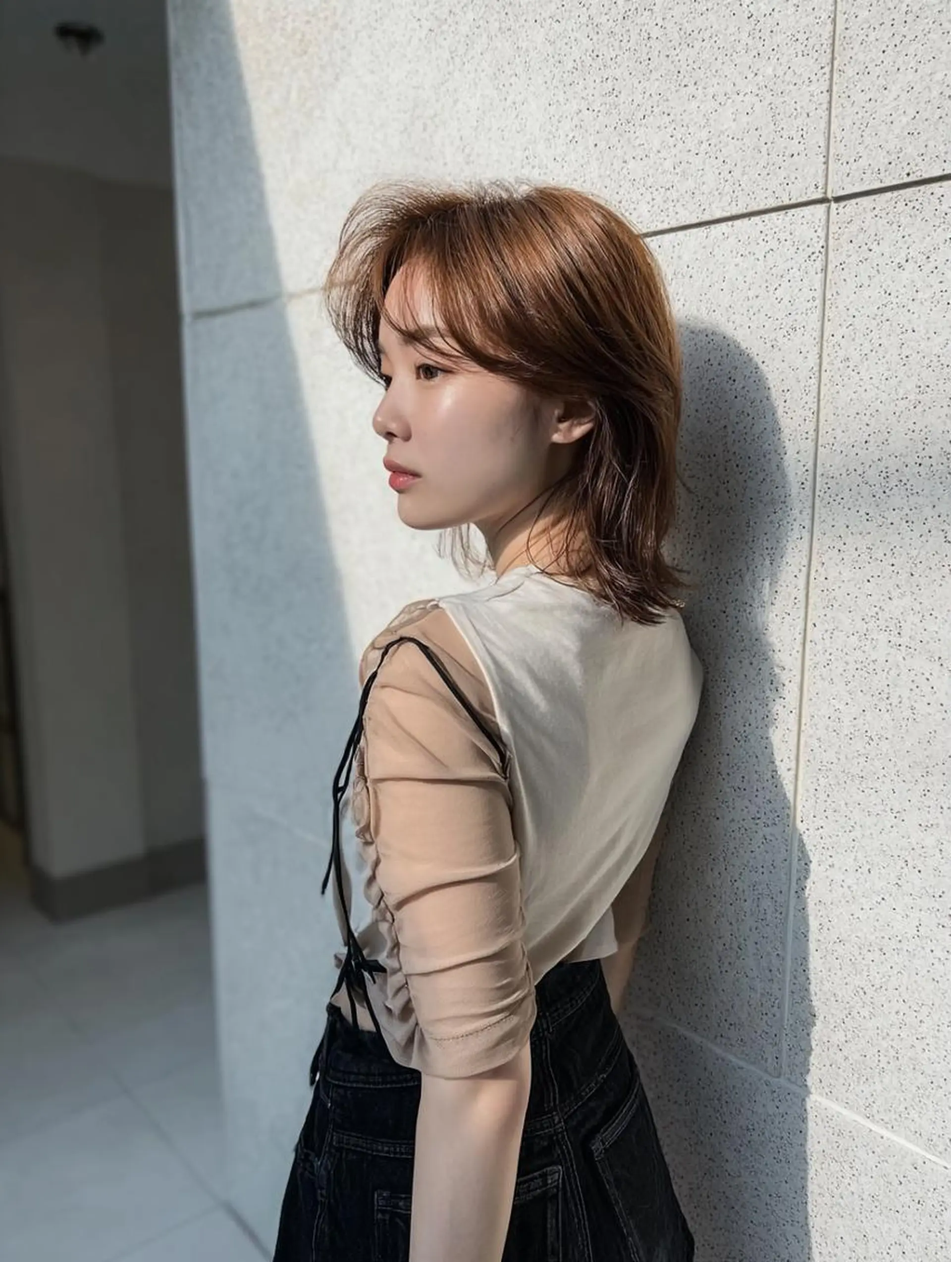 ショート レイヤーカット カット ヘアカラー トリートメント ショート＆ボブ🦋 shell立川🫧のヘアスタイル