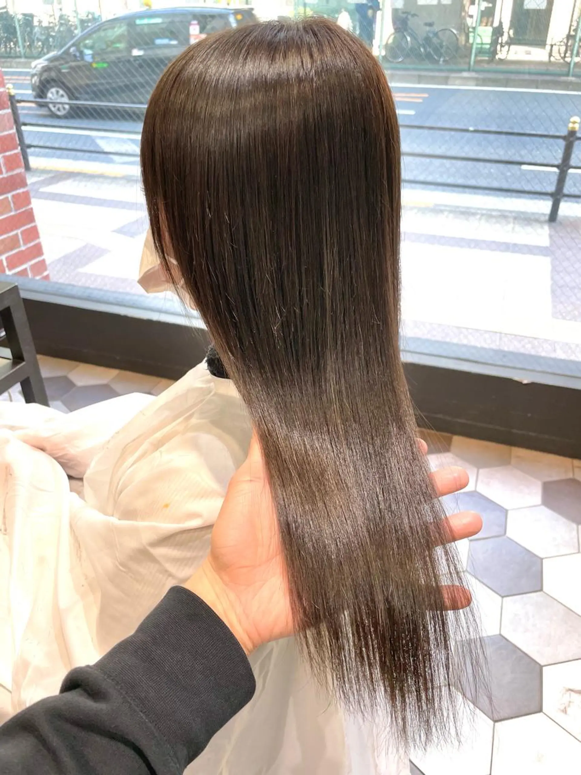 ロング カラー パーマ 髪質改善 縮毛矯正 ストレートパーマ カット ヘアカラー 縮毛矯正 トリートメント 縞田 健一のヘアスタイル