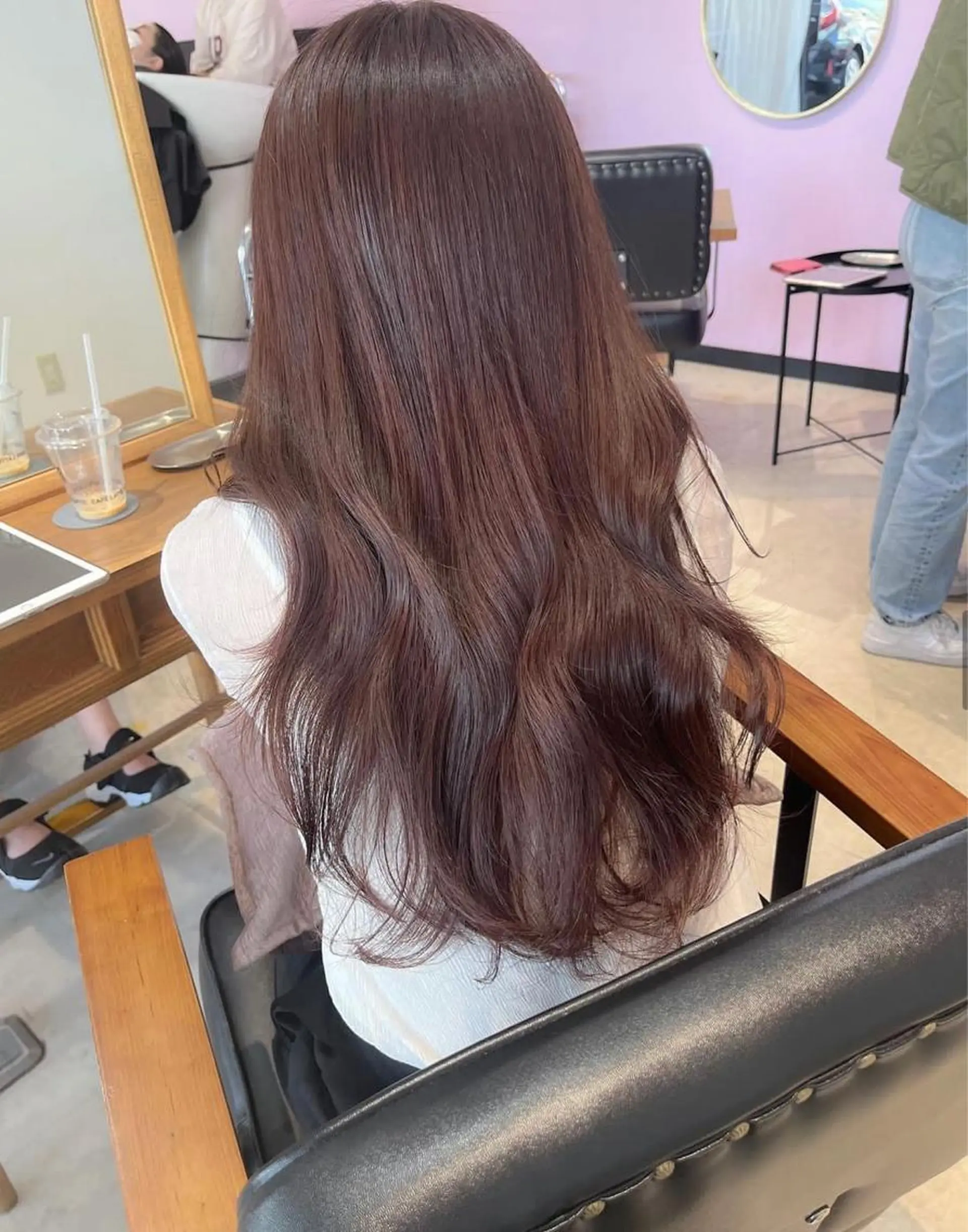 カラー グレージュ ピンクカラー MATTY azusaのヘアスタイル