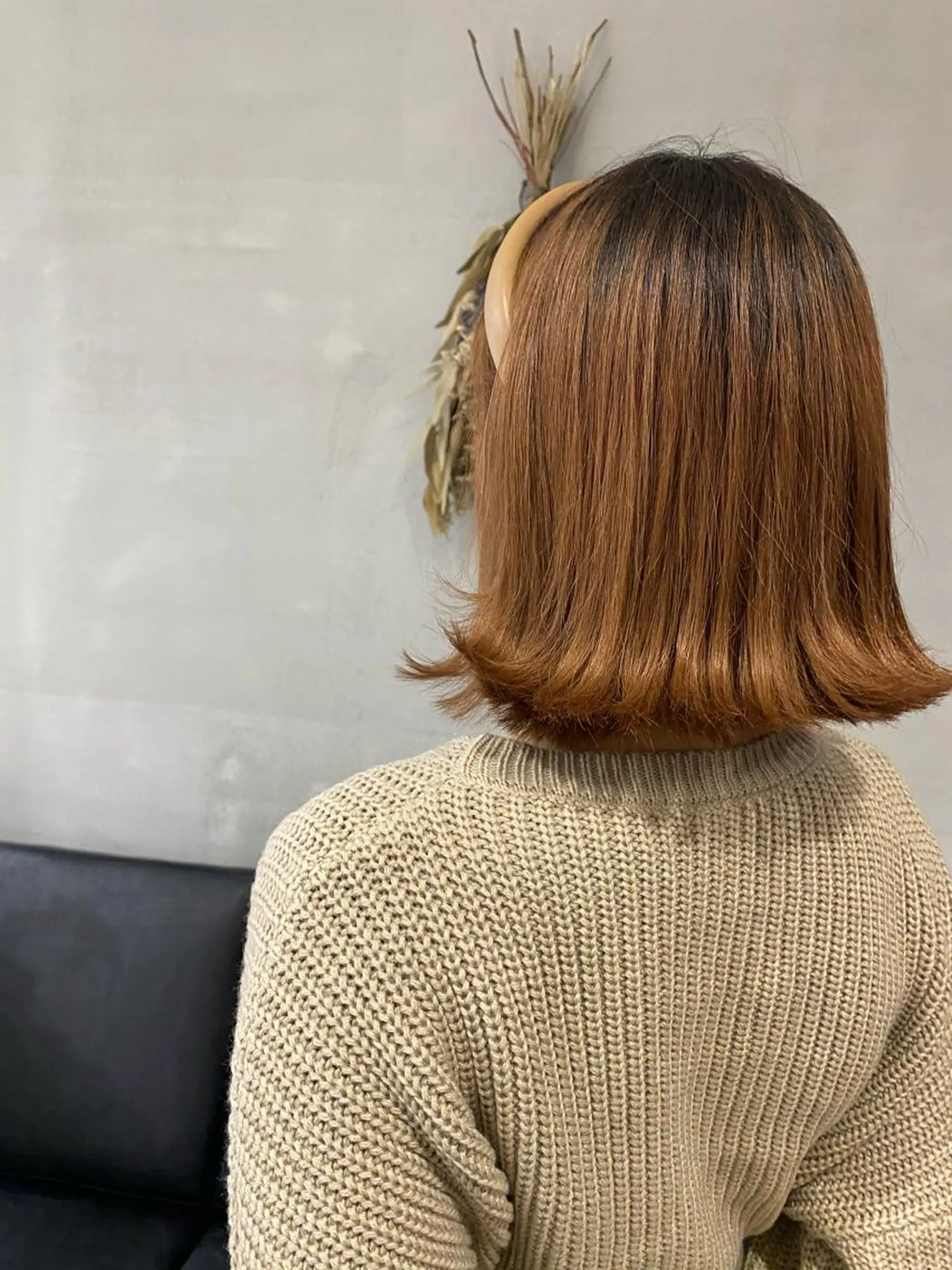 ミディアム 外ハネヘア カット 田村 りなのヘアスタイル
