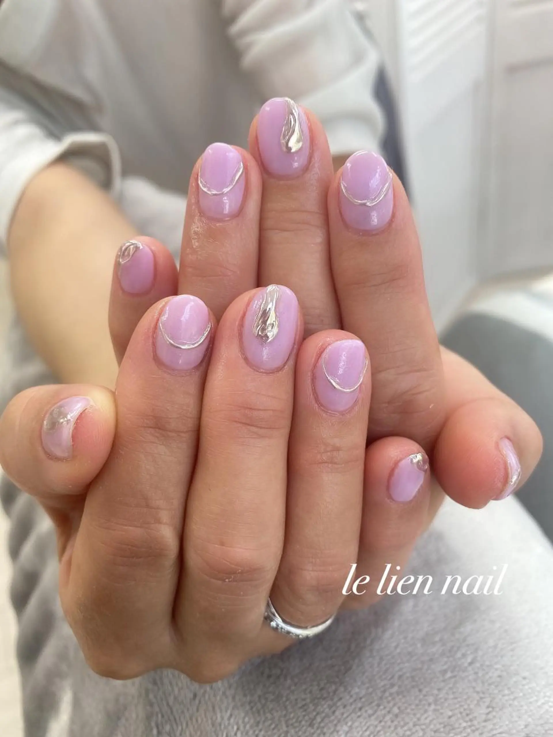 ネイル ニュアンスネイル ハンドネイル le lien nailのネイルデザイン