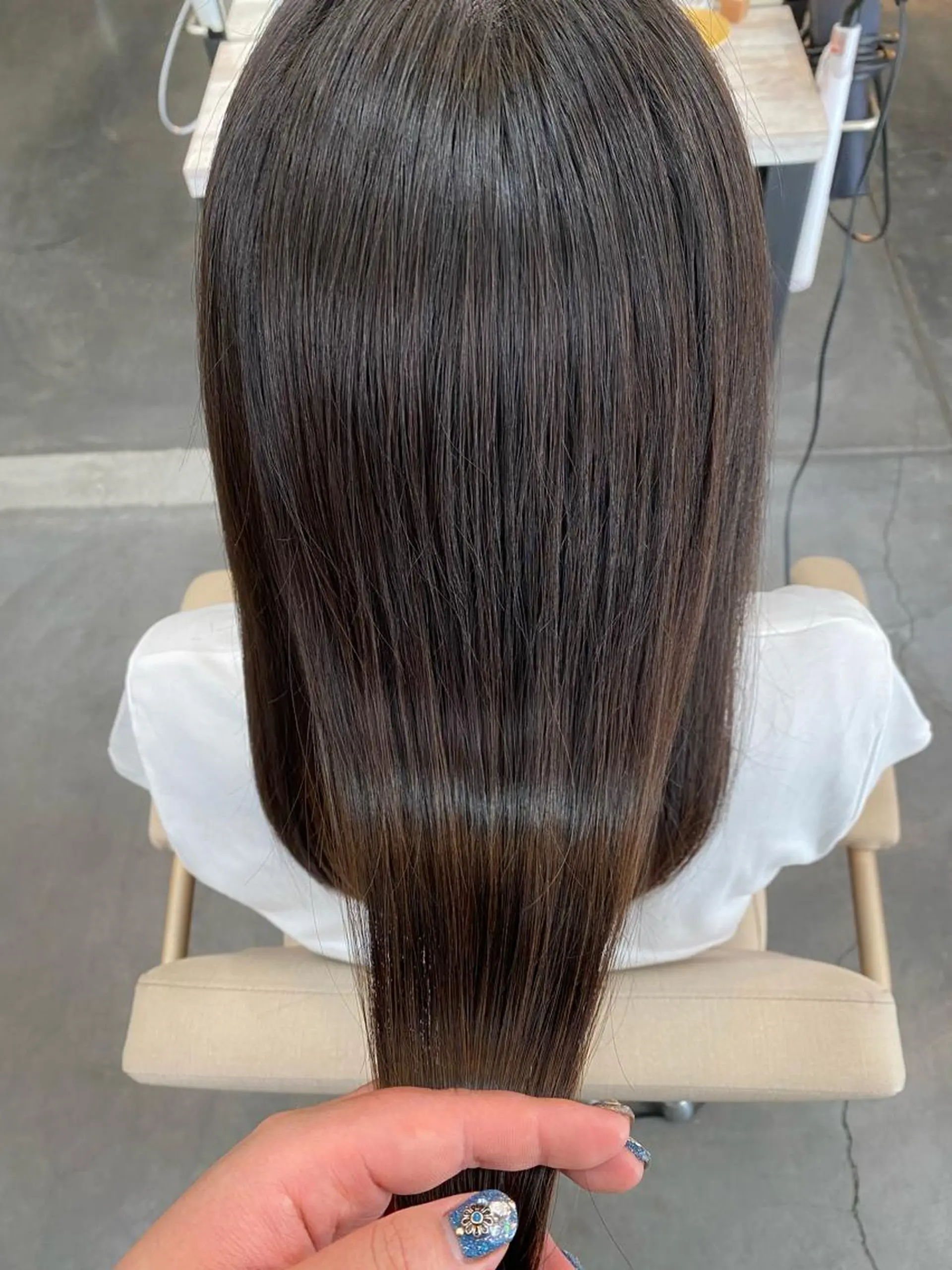 セミロング 髪質改善 トリートメント BLENDby happiness所属・KAORU/絹髪 /髪質改善/奈良のヘアスタイル