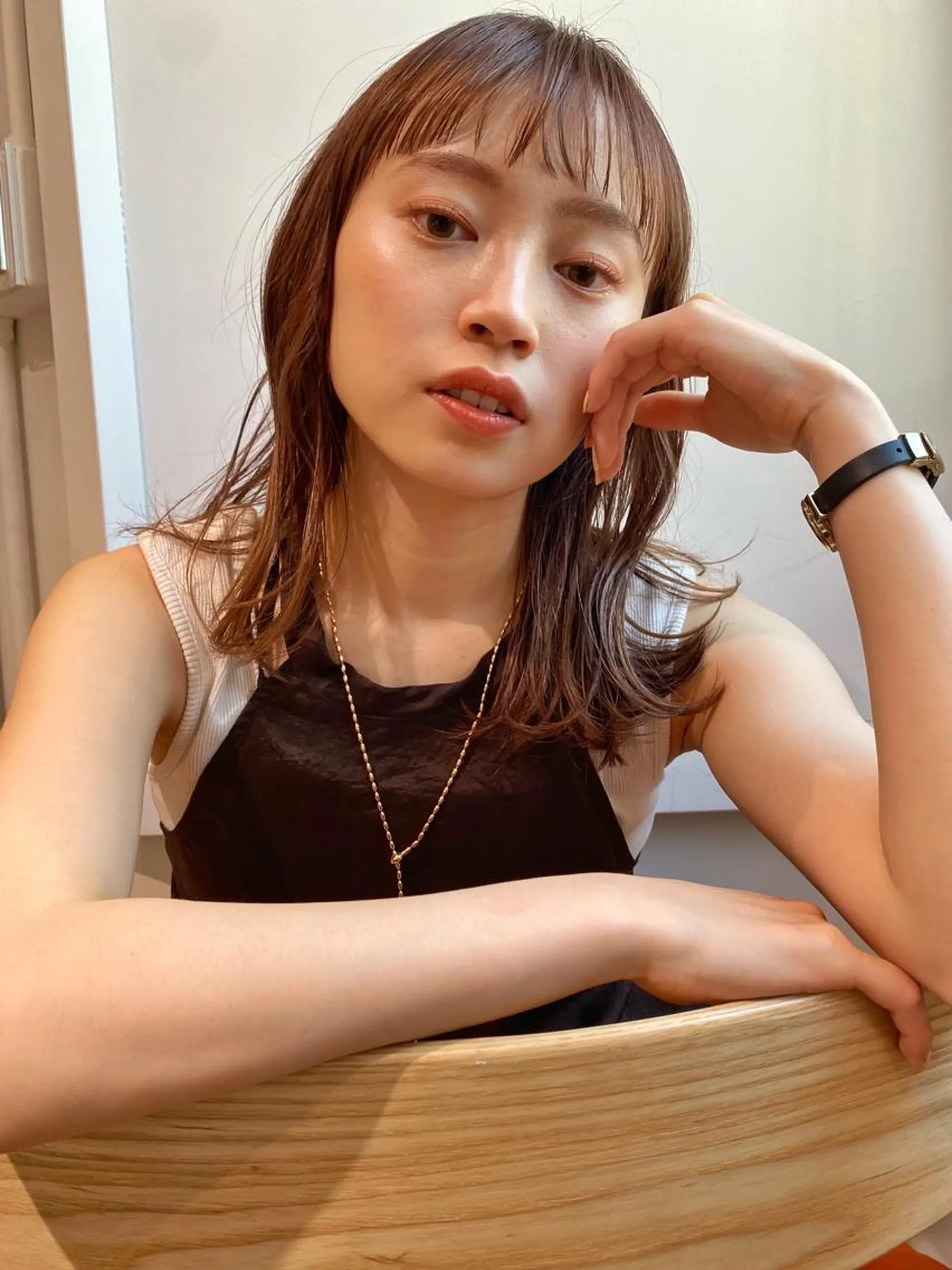 ミディアム カラー ベージュカラー ピンクカラー ピンクベージュ カット ヘアカラー トリートメント GO TODAY SHAiRE SALON Arc店所属・🉐メンズヘア特化 men's/ケンイチのヘアスタイル