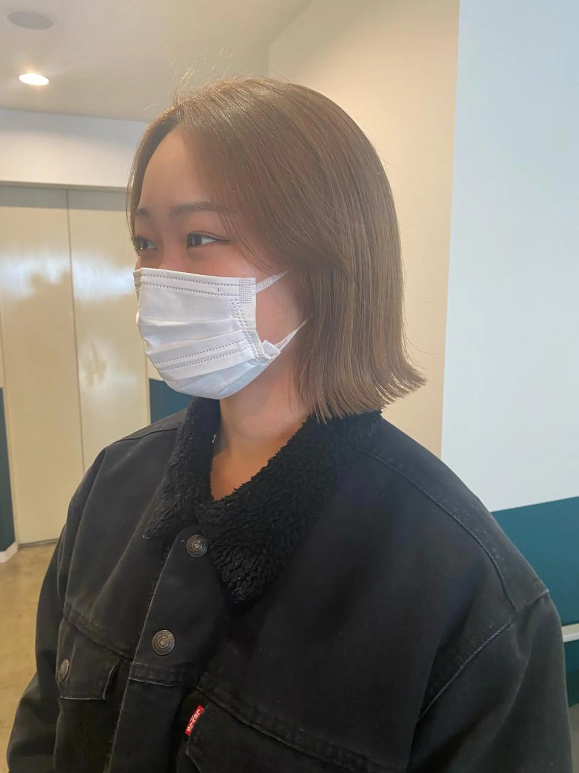 ショート ボブ カット ヘアカラー 聖斗 /ハイトーン/パーマのヘアスタイル