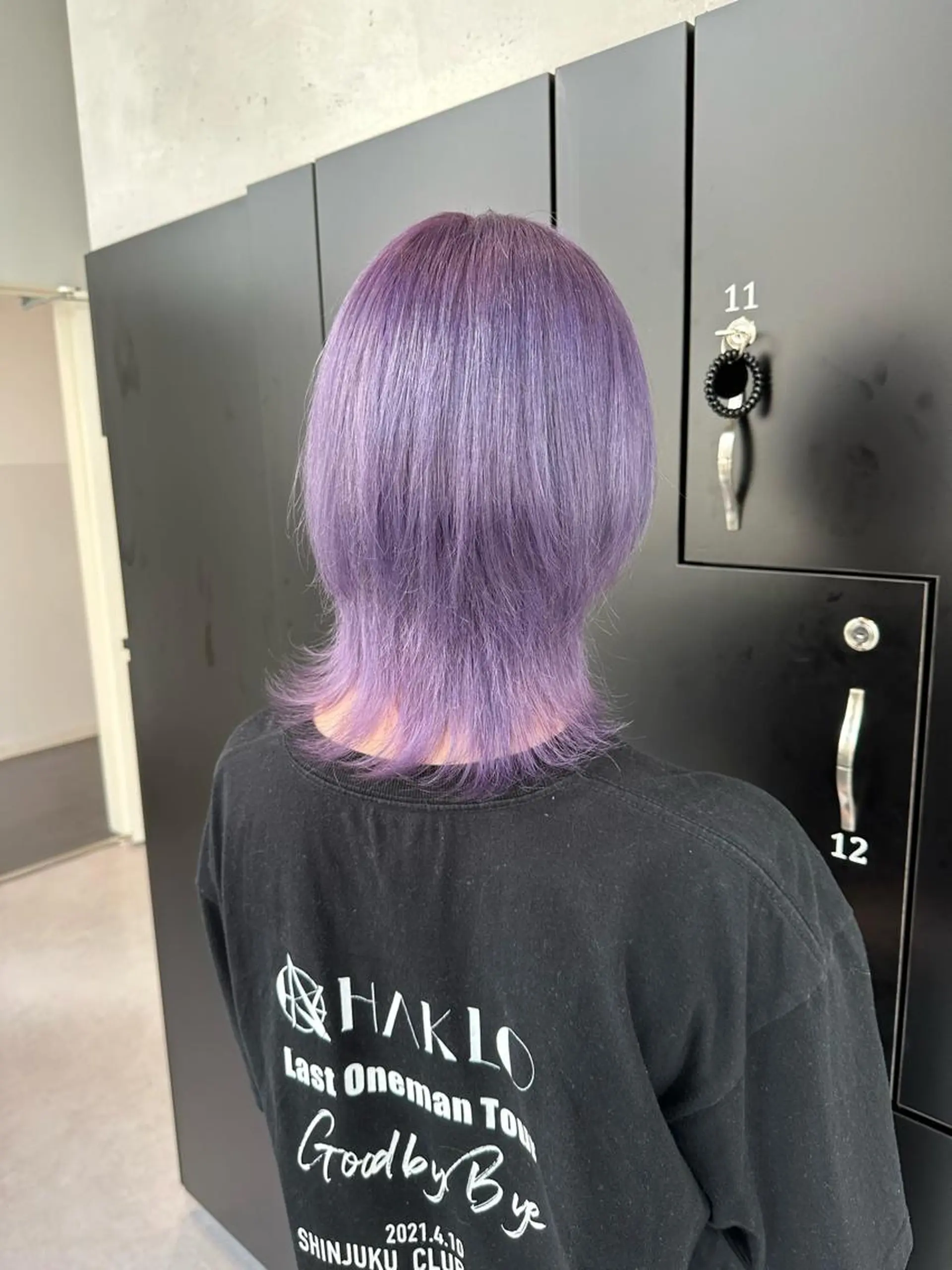 ミディアム カラー ヘアカラー 佐々木 好乃のヘアスタイル