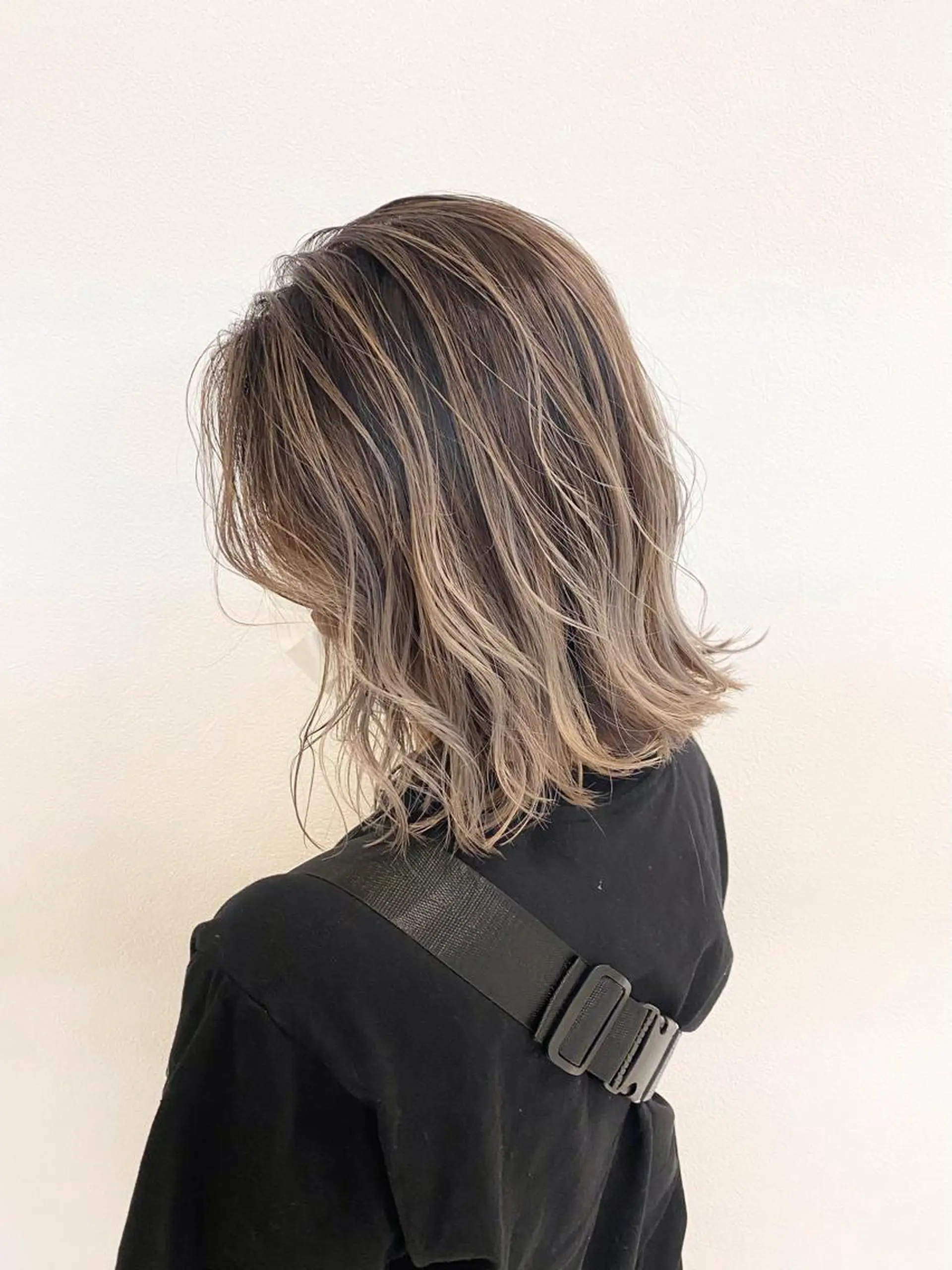 ミディアム カラー Gain池下 メンズのヘアスタイル