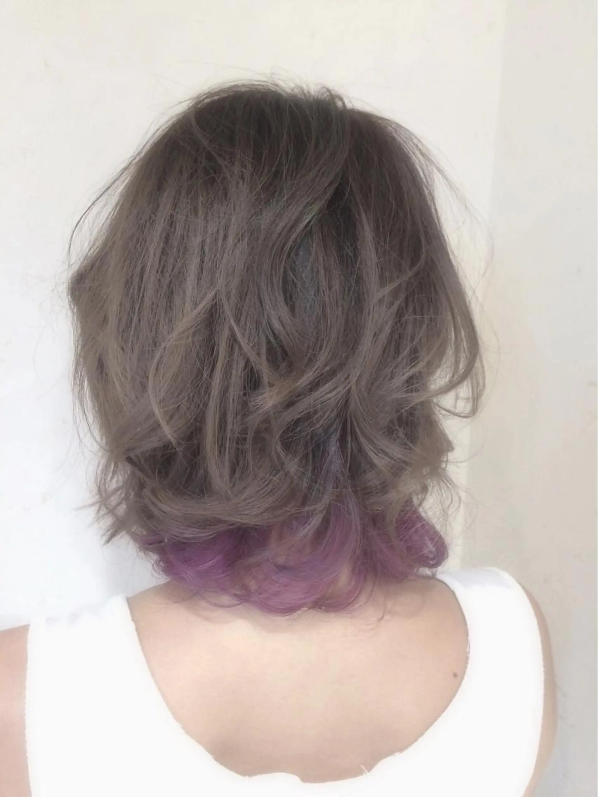 ショート ミディアム セミロング カラー インナーカラー ラベンダーカラー ラベンダーグレー バイオレットカラー filo byFeria渋谷所属・縮毛矯正/美髪 髪質改善/石田幸輔のヘアスタイル