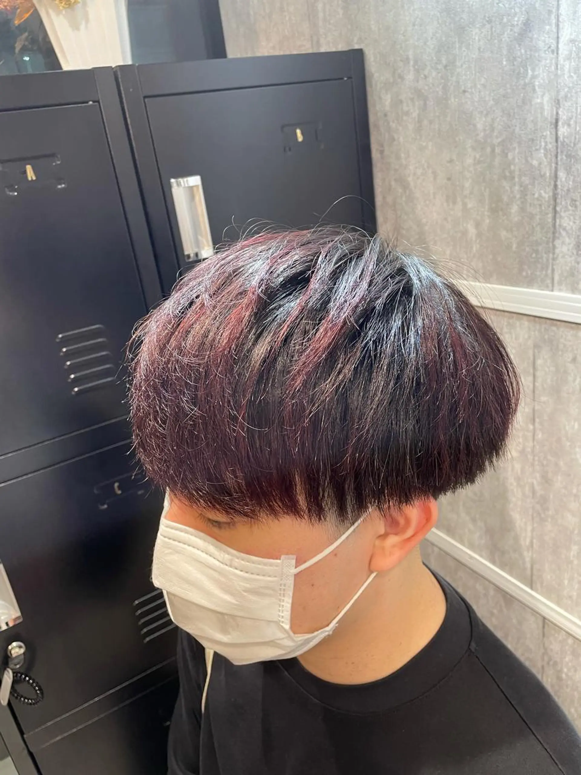 ショート カラー パーマ メンズ ヘアカラー 🔥メンズ超特化🔥 青木海斗のヘアスタイル