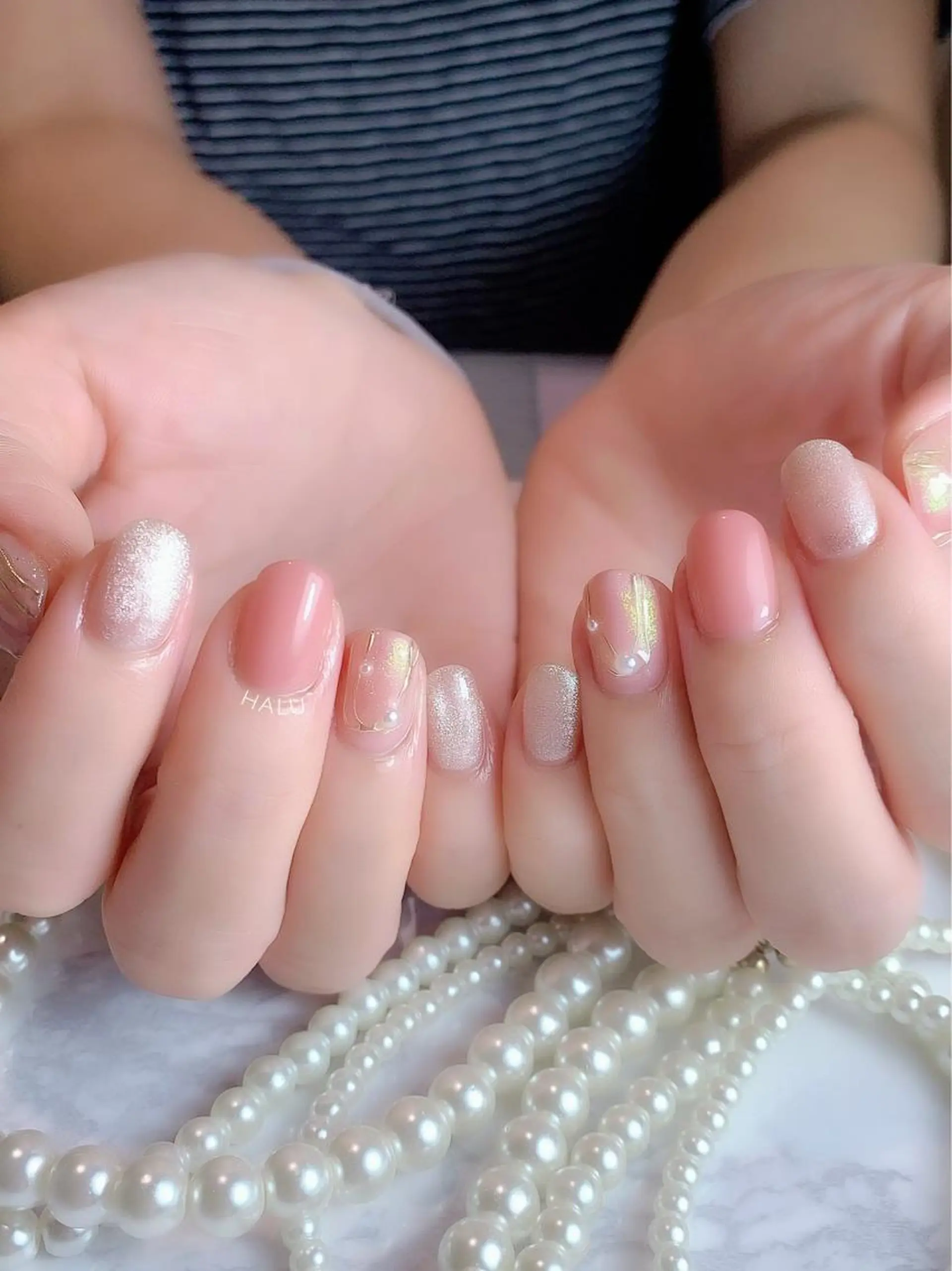 ネイル ラメ(グリッター) HALU ハルのネイルデザイン