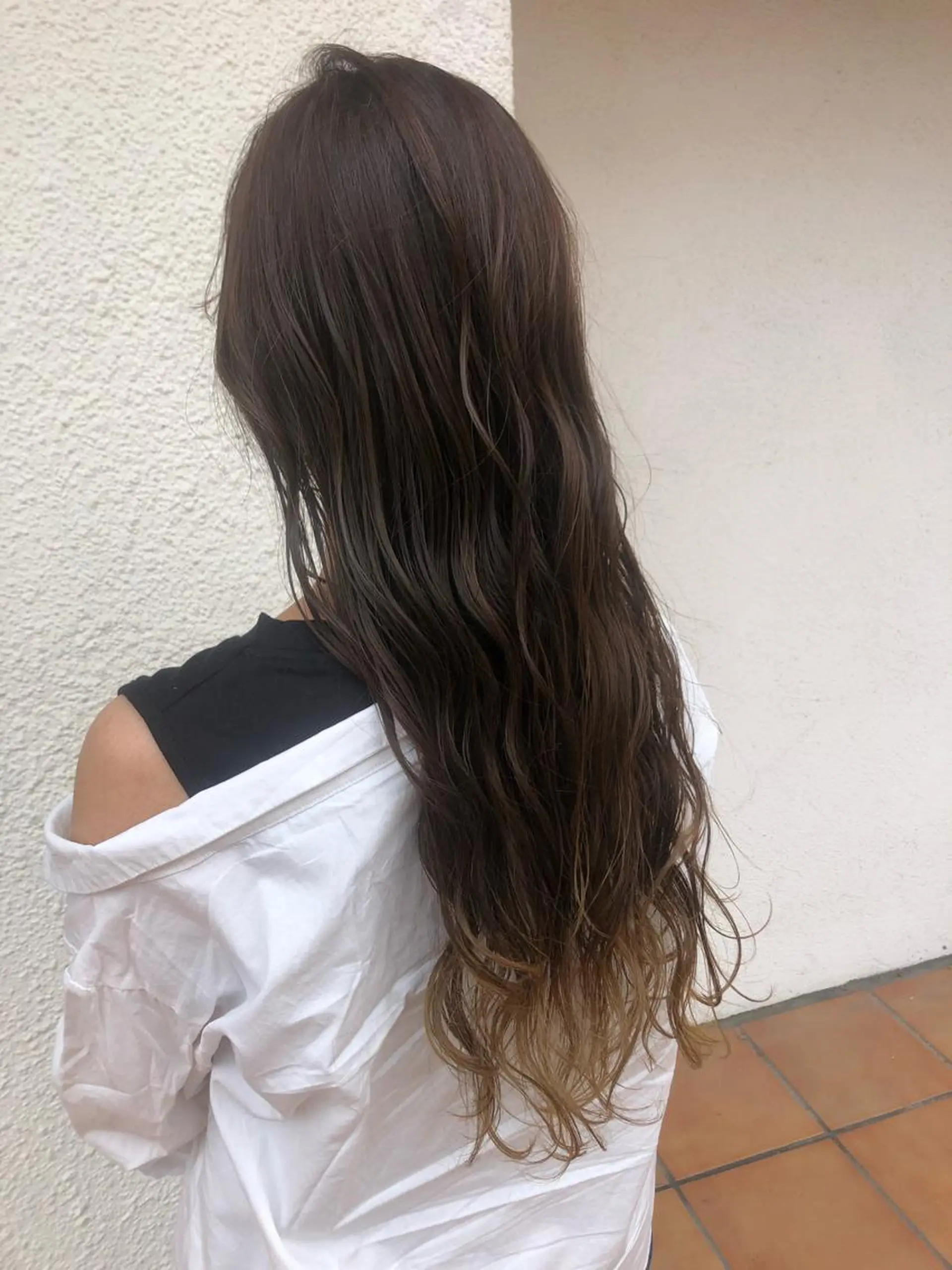 カラー 梅田 NU茶屋町gotoday所属・kana .オリーブ /ナチュラルヘアのヘアスタイル