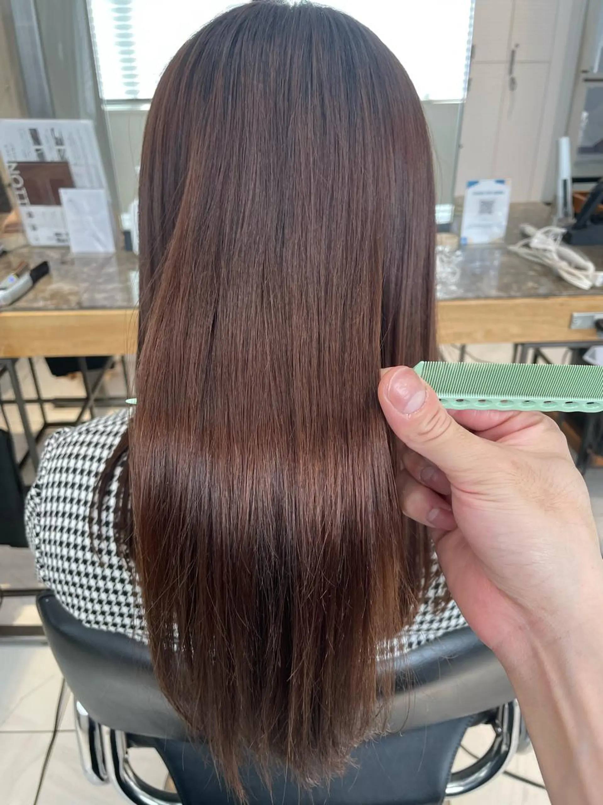 ロング カット 縮毛矯正 トリートメント 🦕小林 大地🦕のヘアスタイル